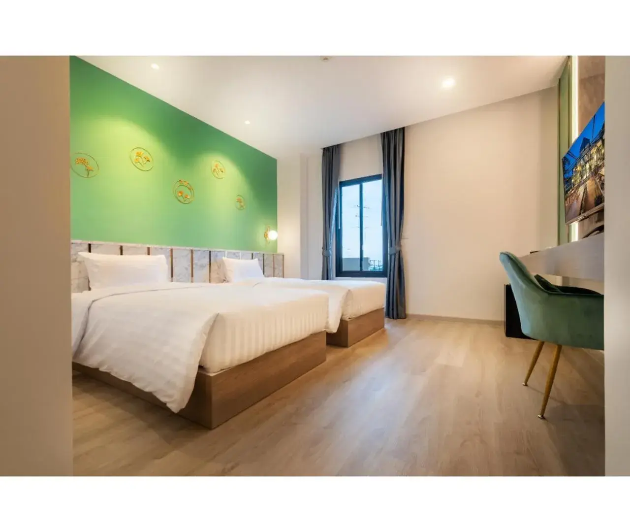 Deluxe Twin Room in Nine River Hotel Deluxe Twin Room in Nine River Hotel