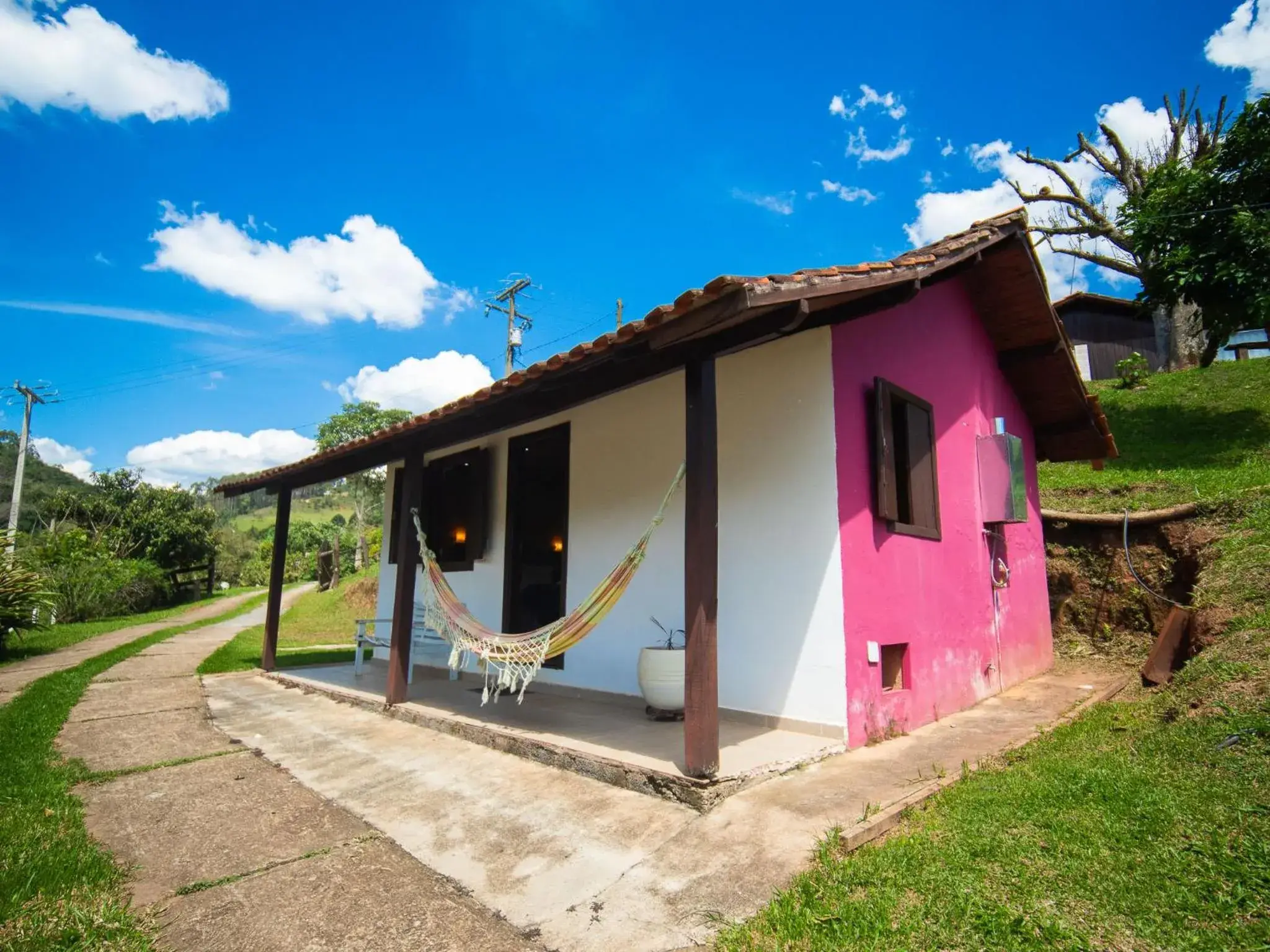 Chalé Deluxe com Varanda e Hidromassagem in Pousada Natureza da Terra Chalé Deluxe com Varanda e Hidromassagem in Pousada Natureza da Terra