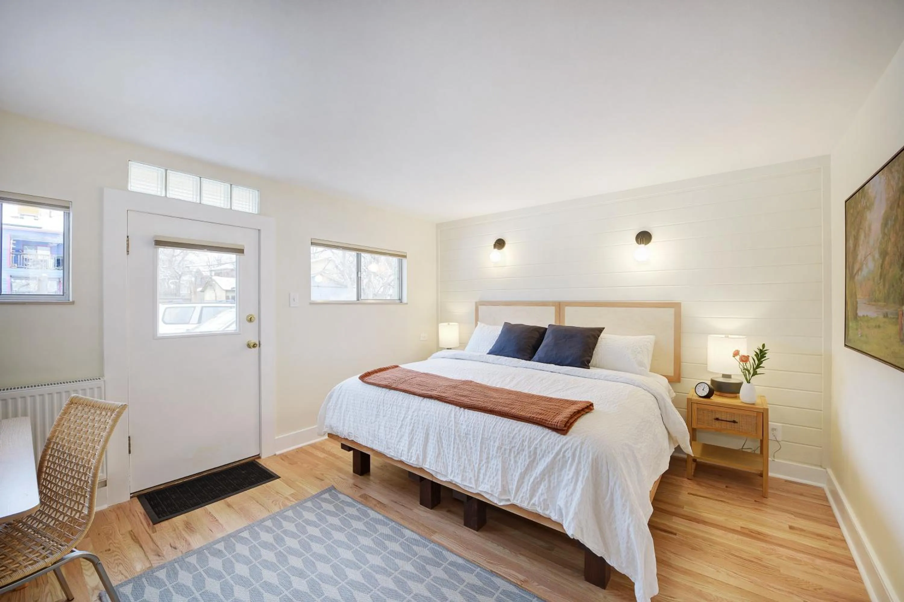 Bed in Boulder Guest House