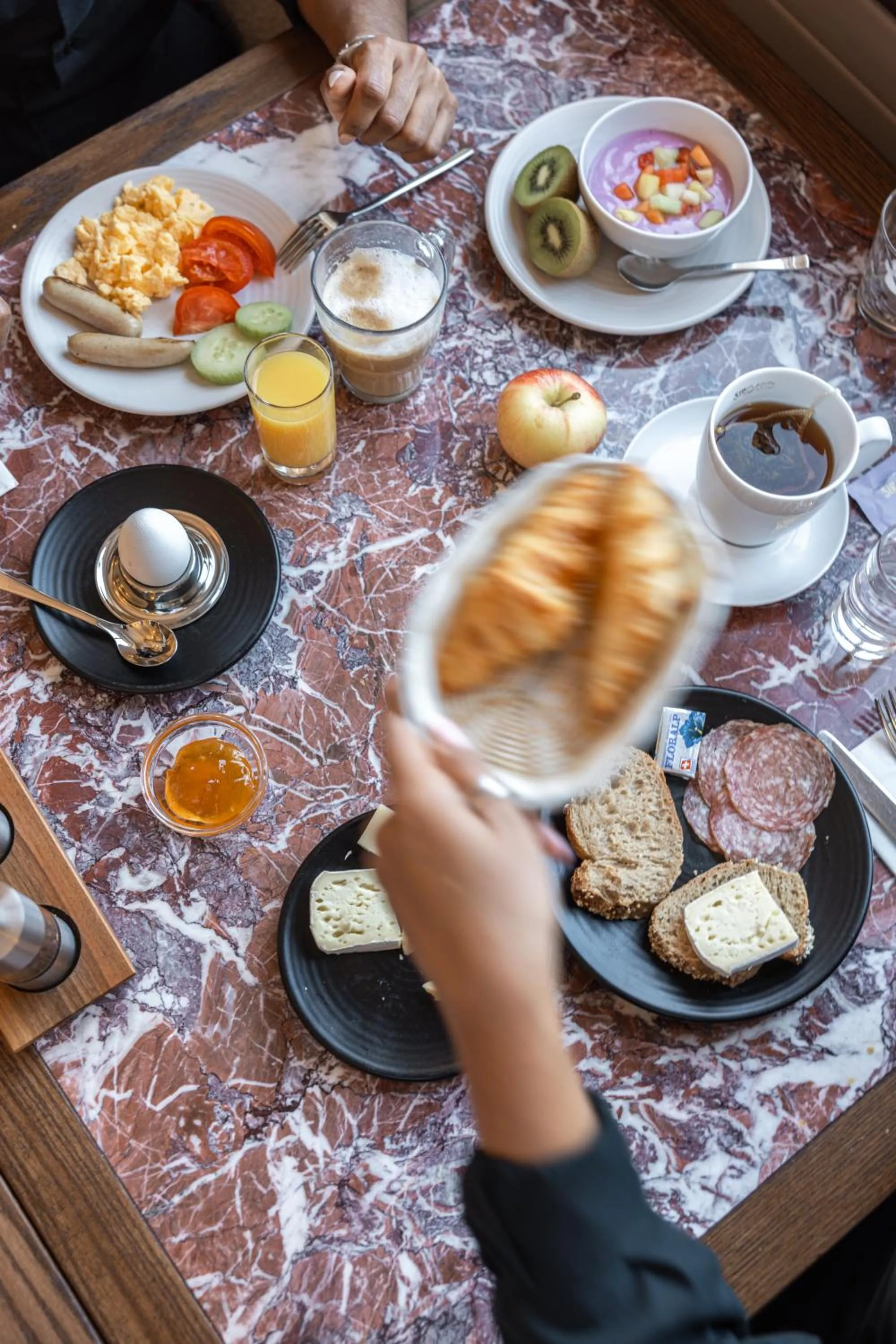 Breakfast in Hotel Altein Arosa, a Faern Collection Resort