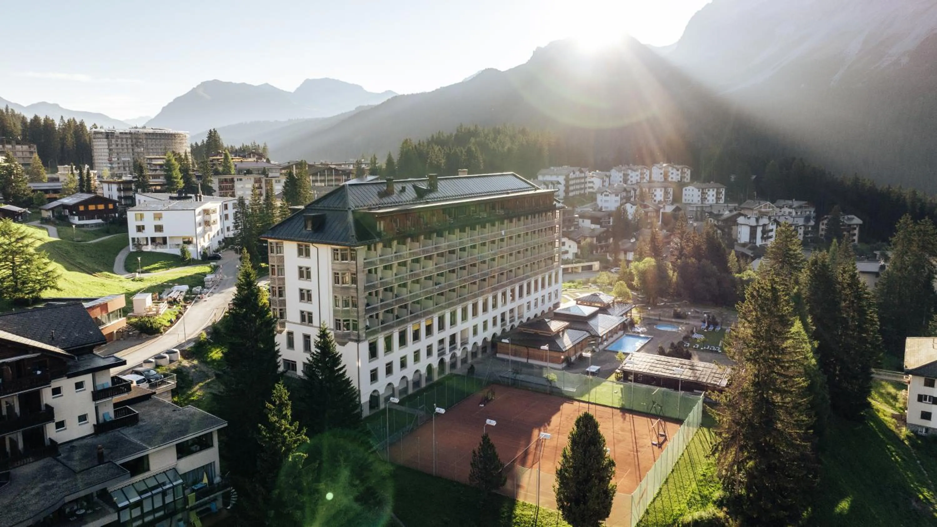 Property building in Hotel Altein Arosa, a Faern Collection Resort