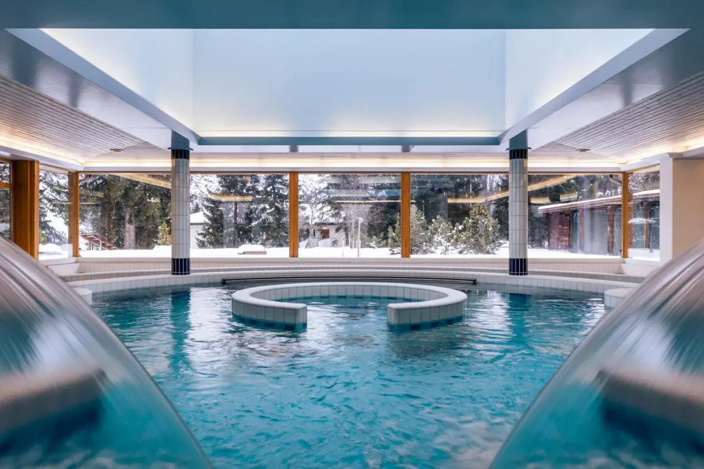Spa and wellness centre/facilities in Hotel Altein Arosa, a Faern Collection Resort Spa and wellness centre/facilities in Hotel Altein Arosa, a Faern Collection Resort