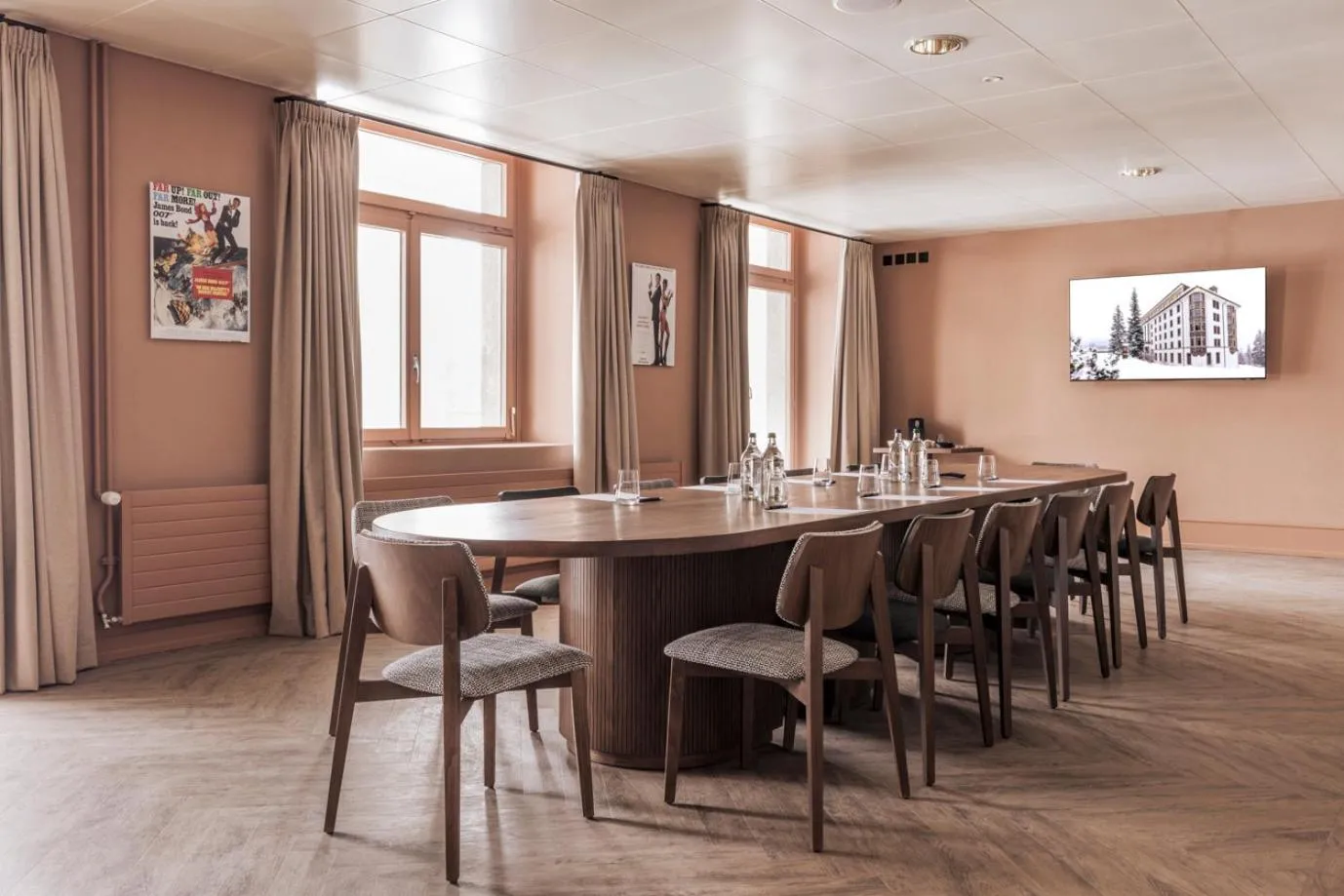 Meeting/conference room in Hotel Altein Arosa, a Faern Collection Resort
