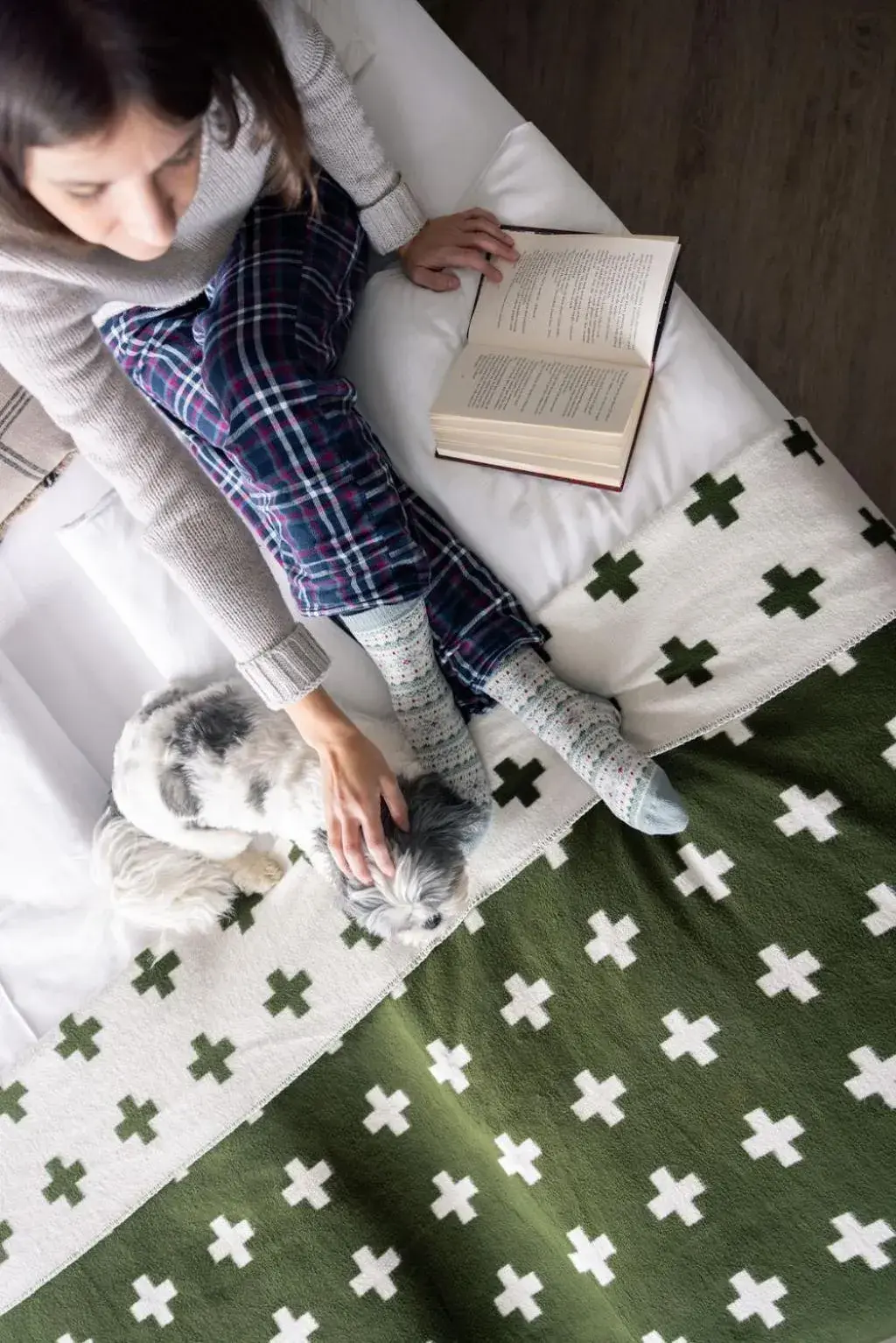 Bed in Hotel Altein Arosa, a Faern Collection Resort Bed in Hotel Altein Arosa, a Faern Collection Resort