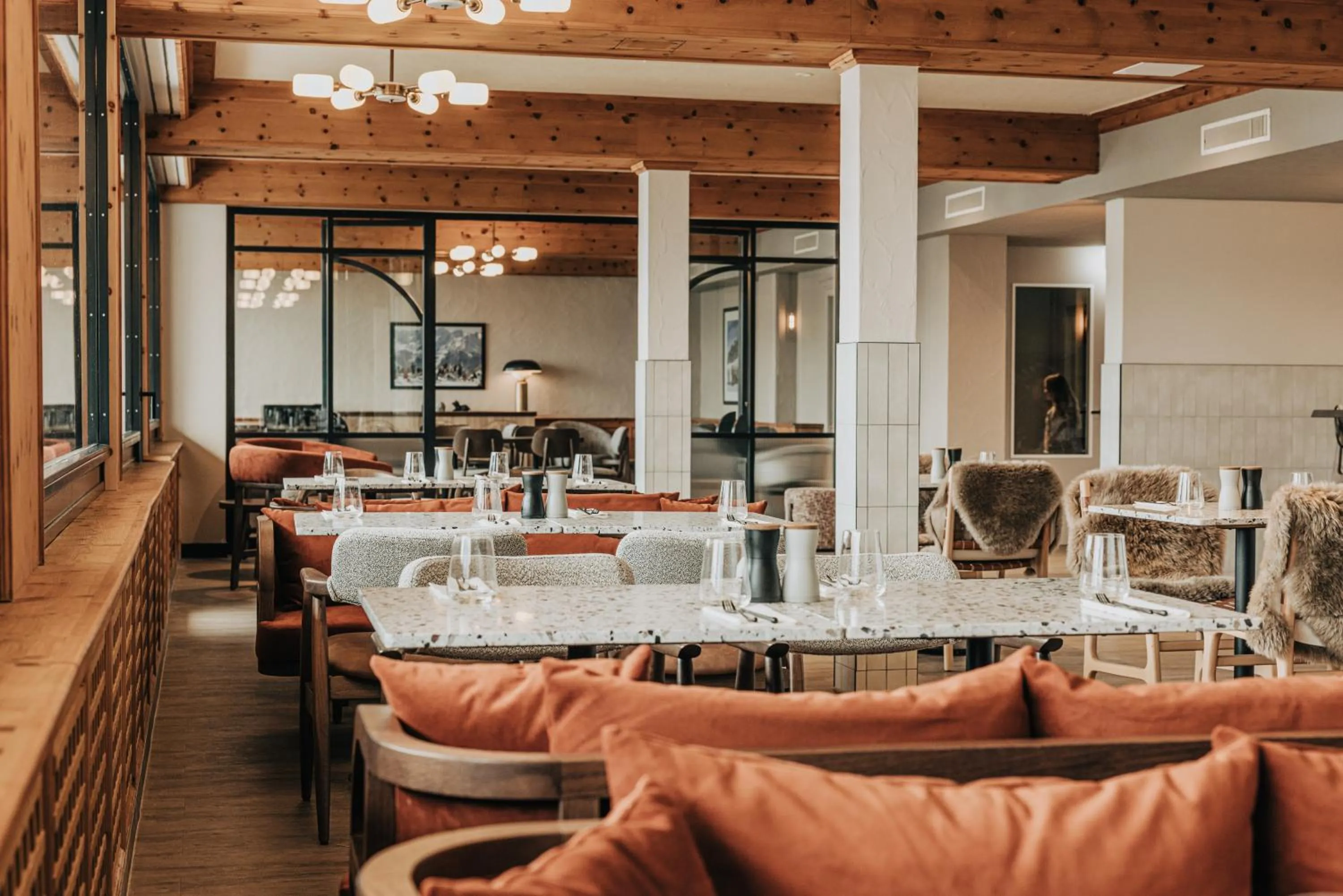 Restaurant/places to eat in Hotel Altein Arosa, a Faern Collection Resort