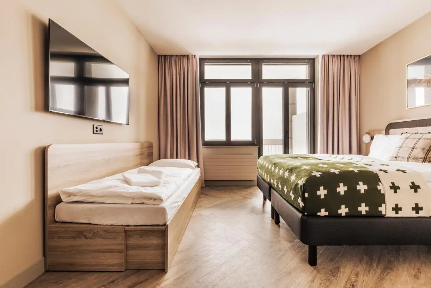 Maxi Triple with Balcony in Hotel Altein Arosa, a Faern Collection Resort Maxi Triple with Balcony in Hotel Altein Arosa, a Faern Collection Resort