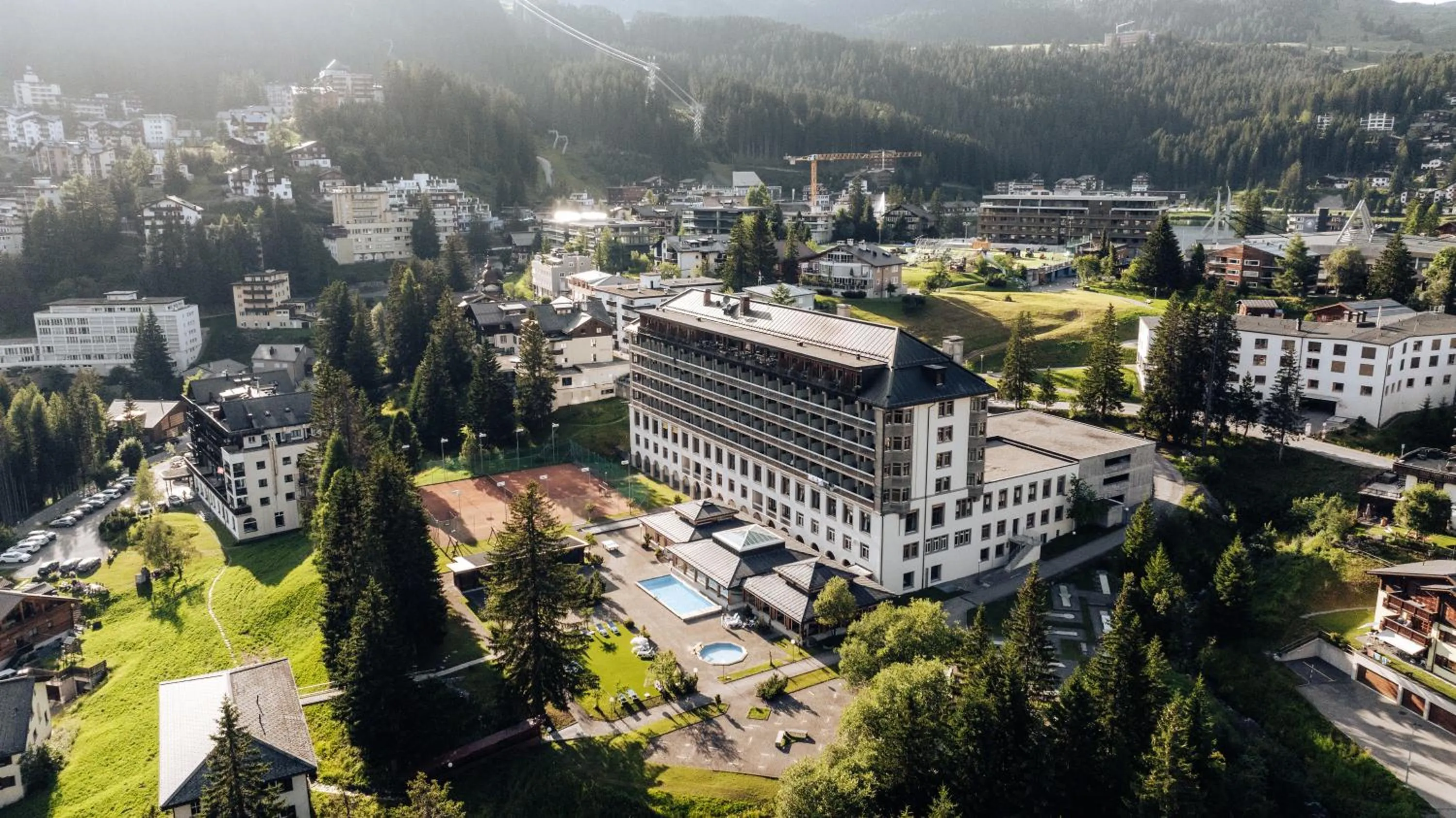 Property building in Hotel Altein Arosa, a Faern Collection Resort