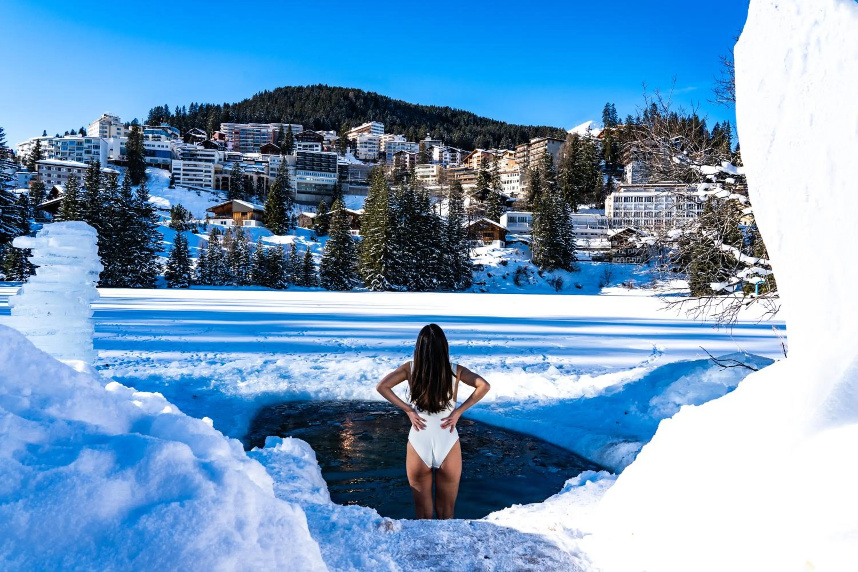 Nearby landmark in Hotel Altein Arosa, a Faern Collection Resort