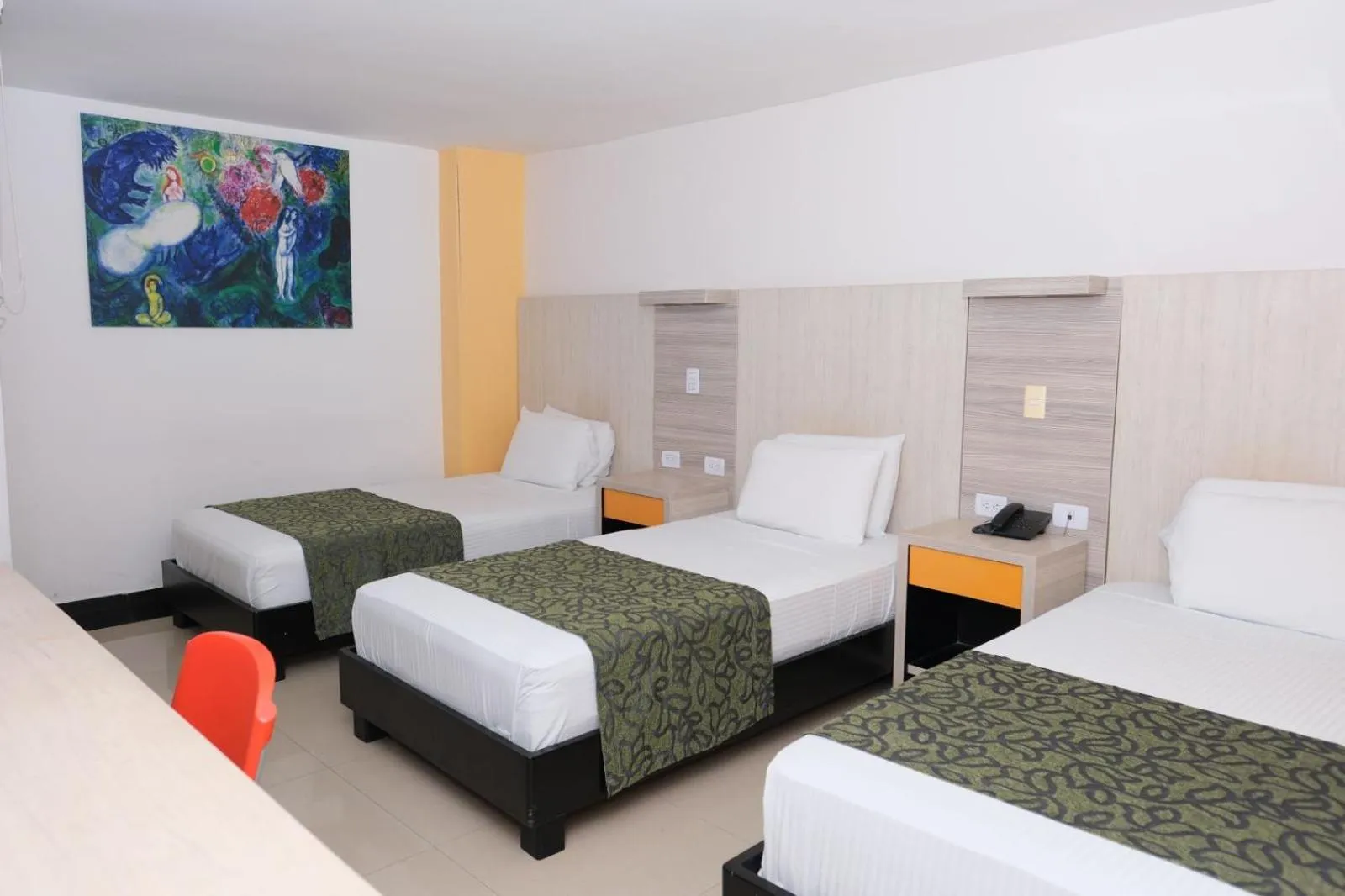 Bedroom, Bed in Hotel Genova Prado