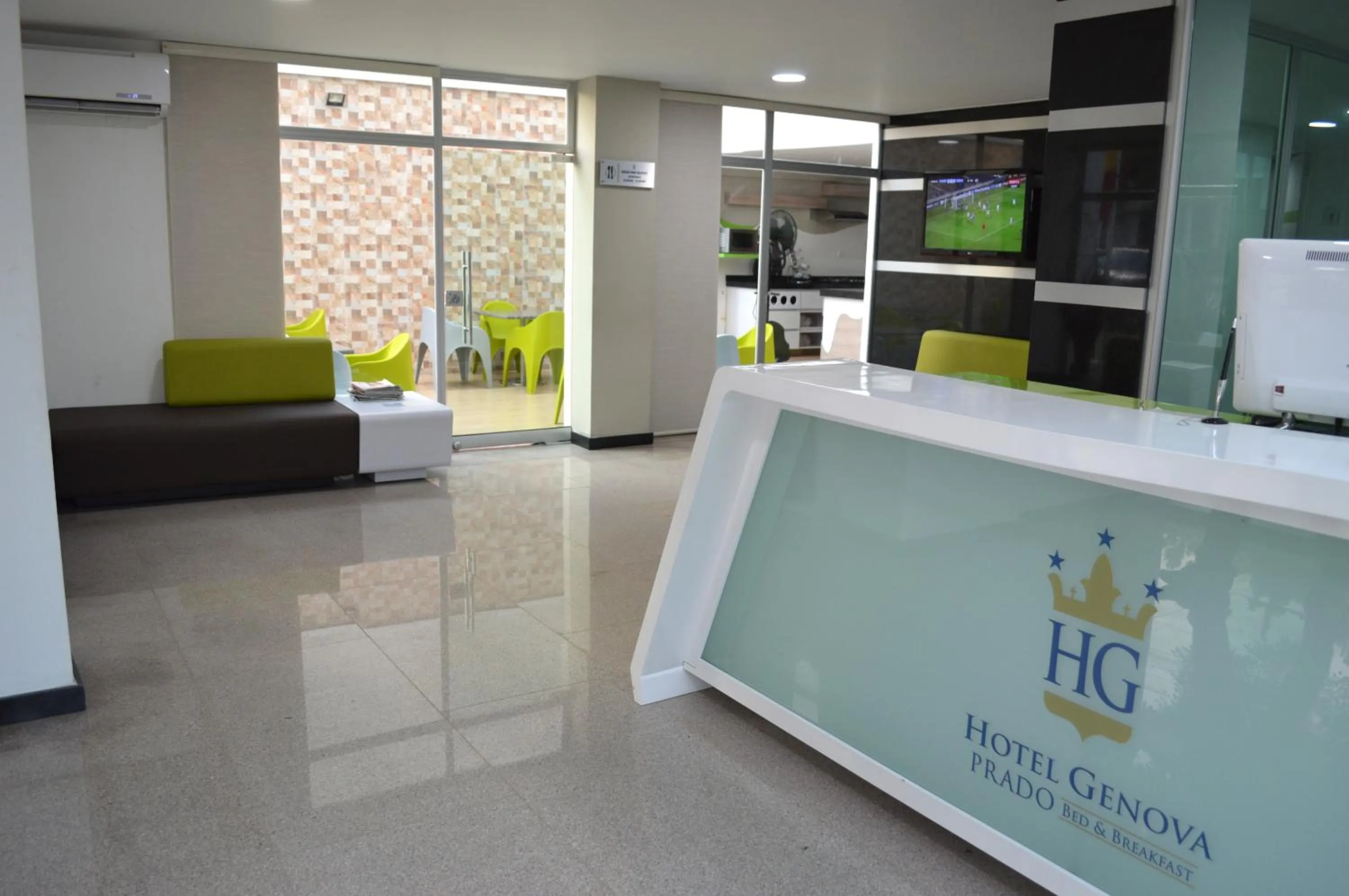 Lobby or reception in Hotel Genova Prado