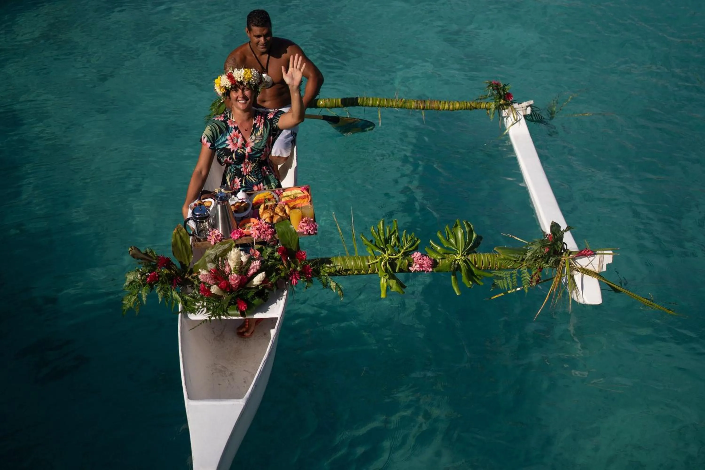 Breakfast in The St. Regis Bora Bora Resort