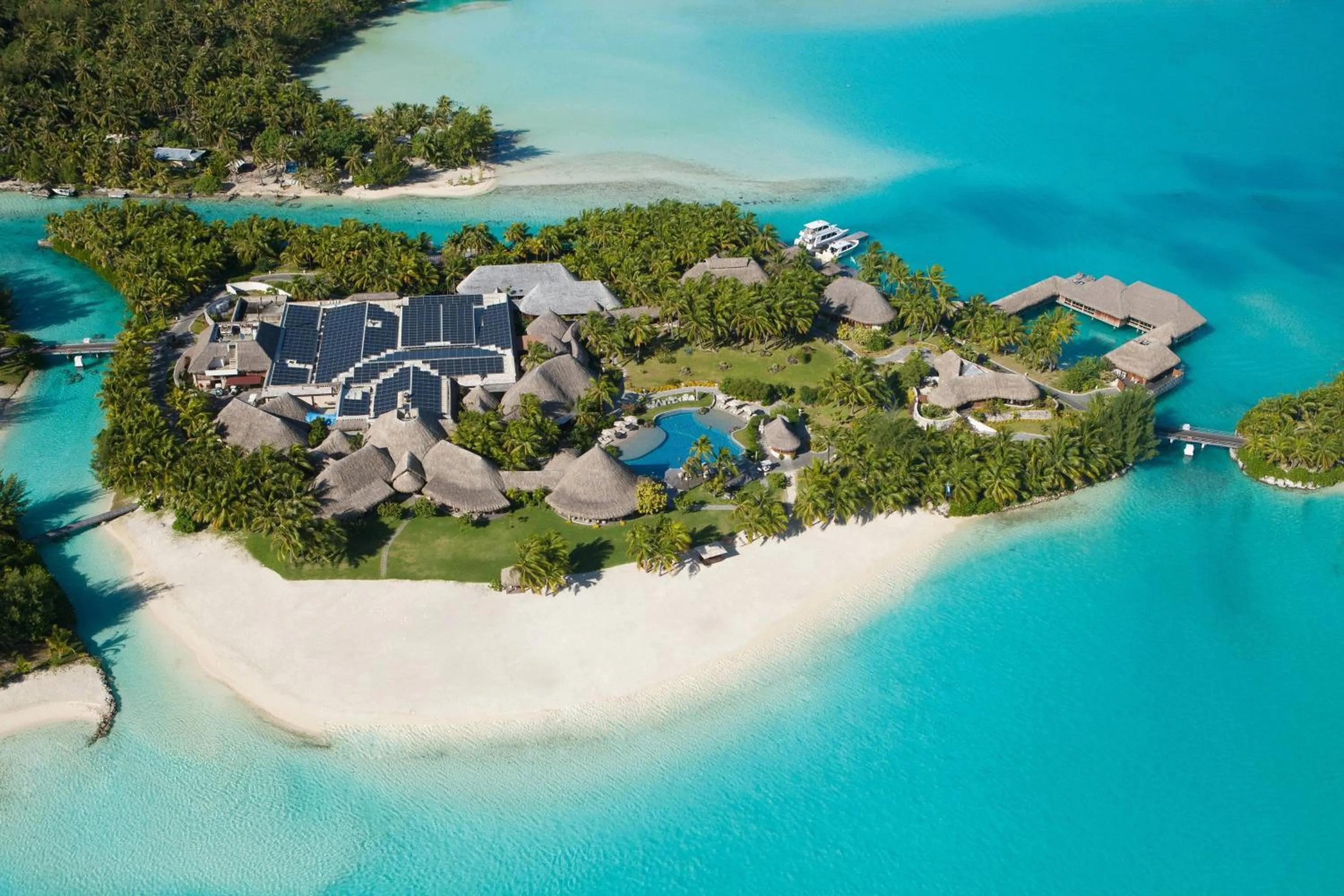 Property building in The St. Regis Bora Bora Resort