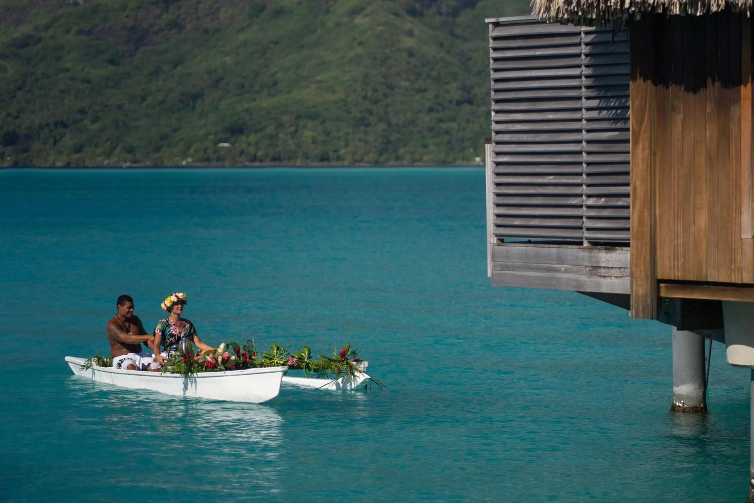 Breakfast in The St. Regis Bora Bora Resort