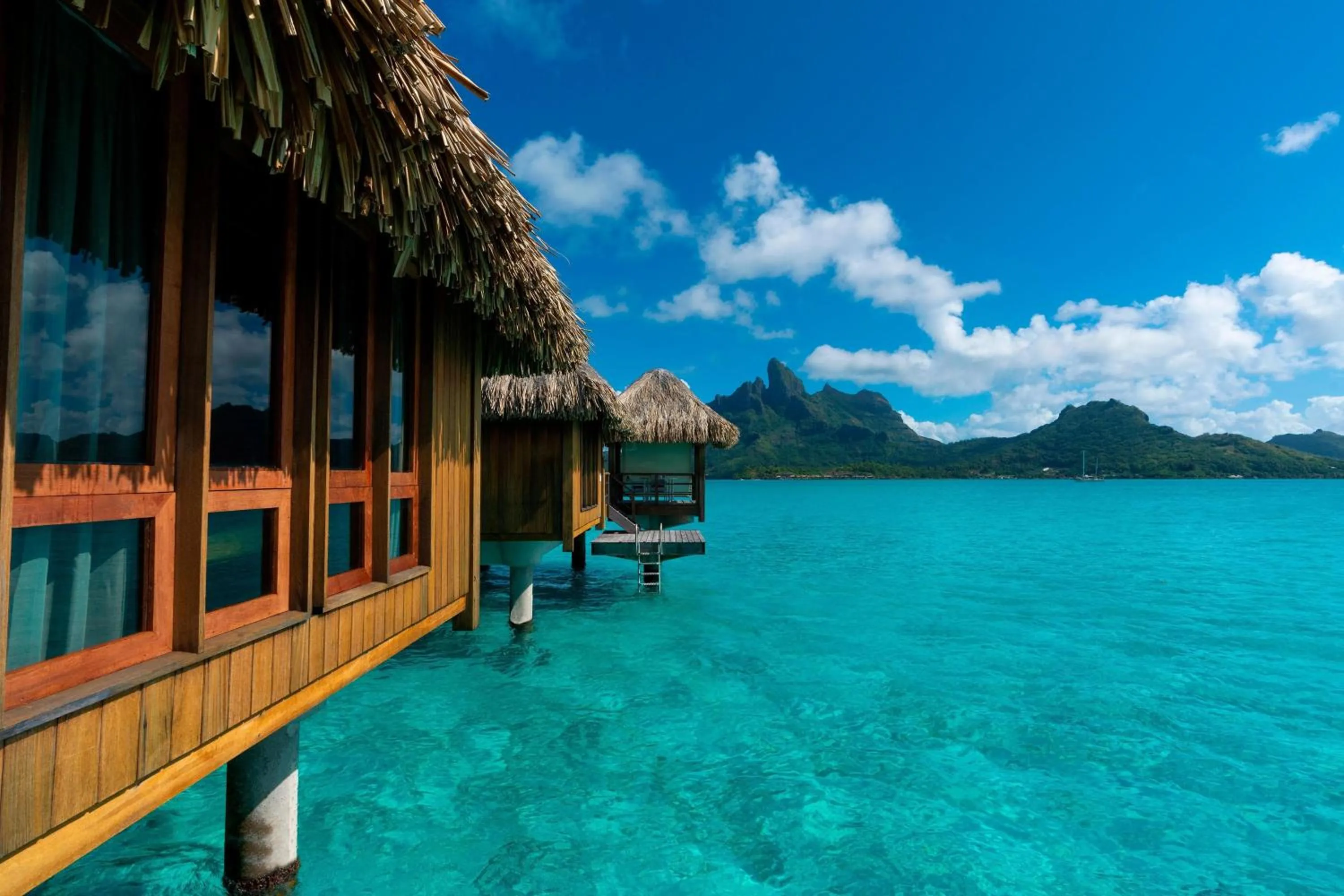 Property building in The St. Regis Bora Bora Resort