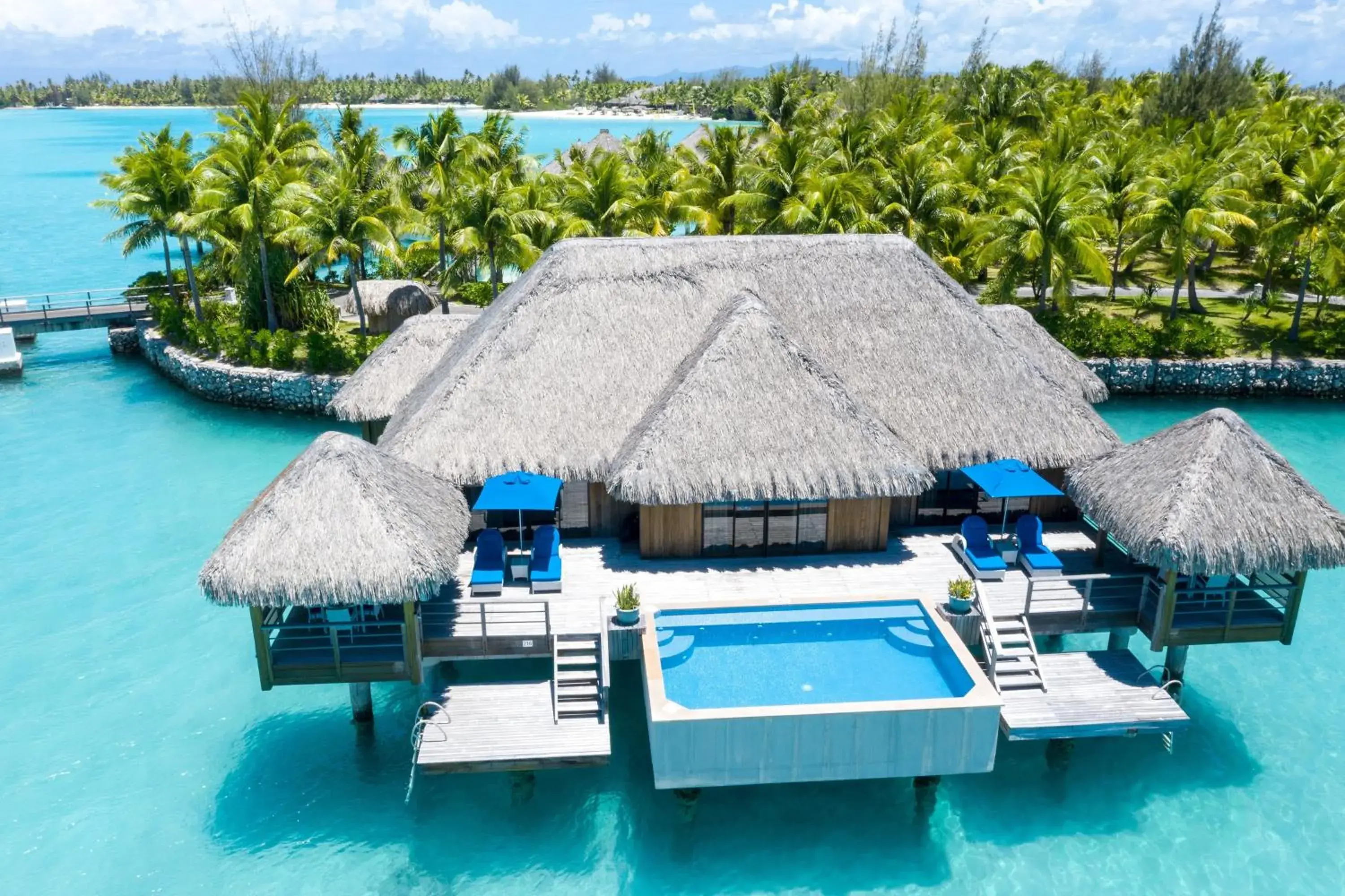 Overwater Royal Villa 2-Bedrooms with Pool, Mt. Otemanu view in The St. Regis Bora Bora Resort Overwater Royal Villa 2-Bedrooms with Pool, Mt. Otemanu view in The St. Regis Bora Bora Resort