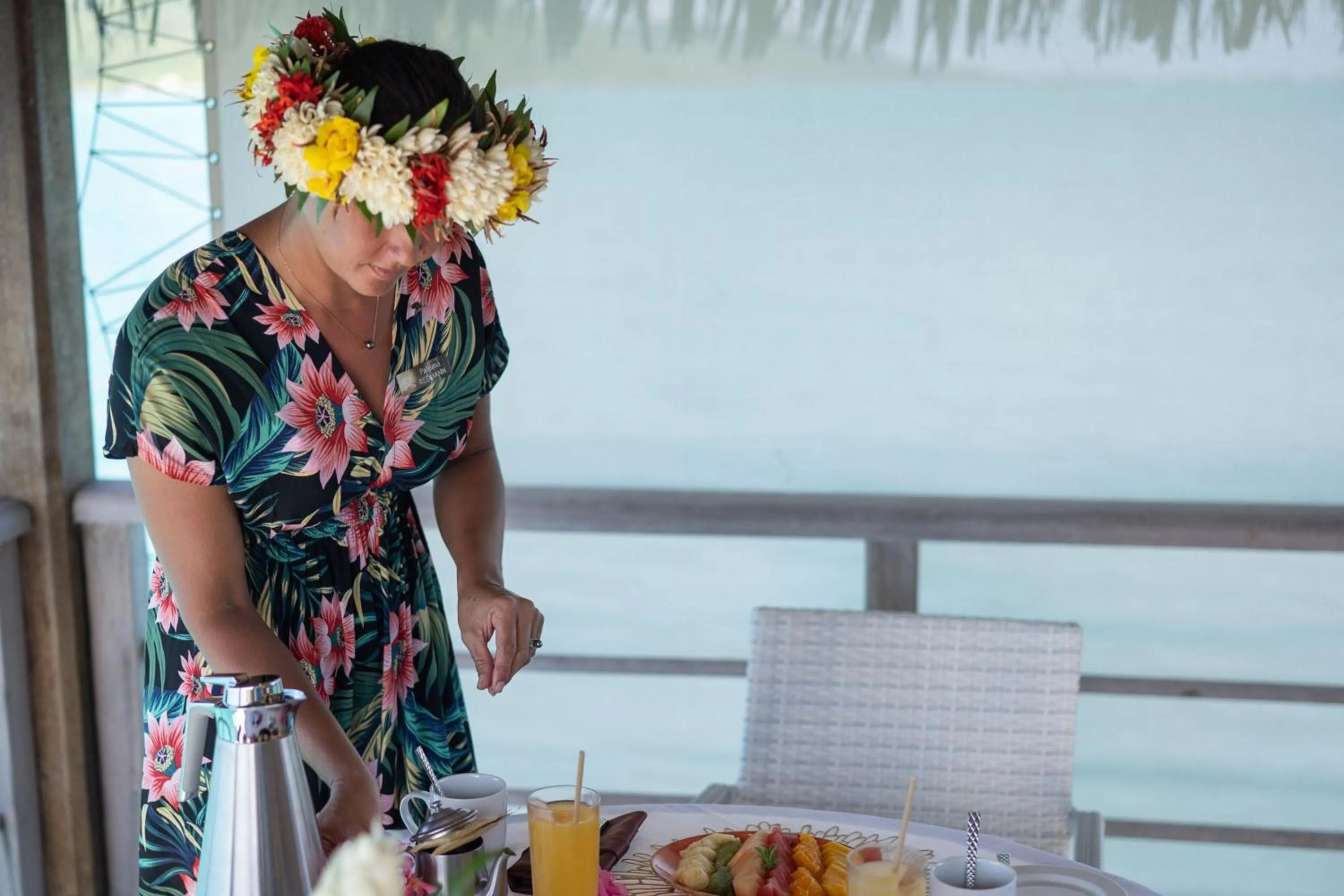 Breakfast in The St. Regis Bora Bora Resort