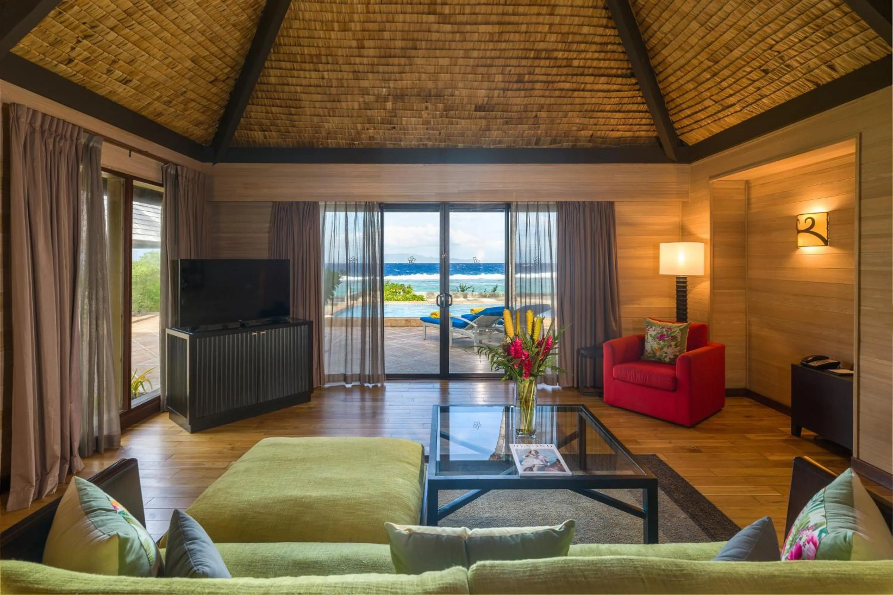 Swimming pool in The St. Regis Bora Bora Resort