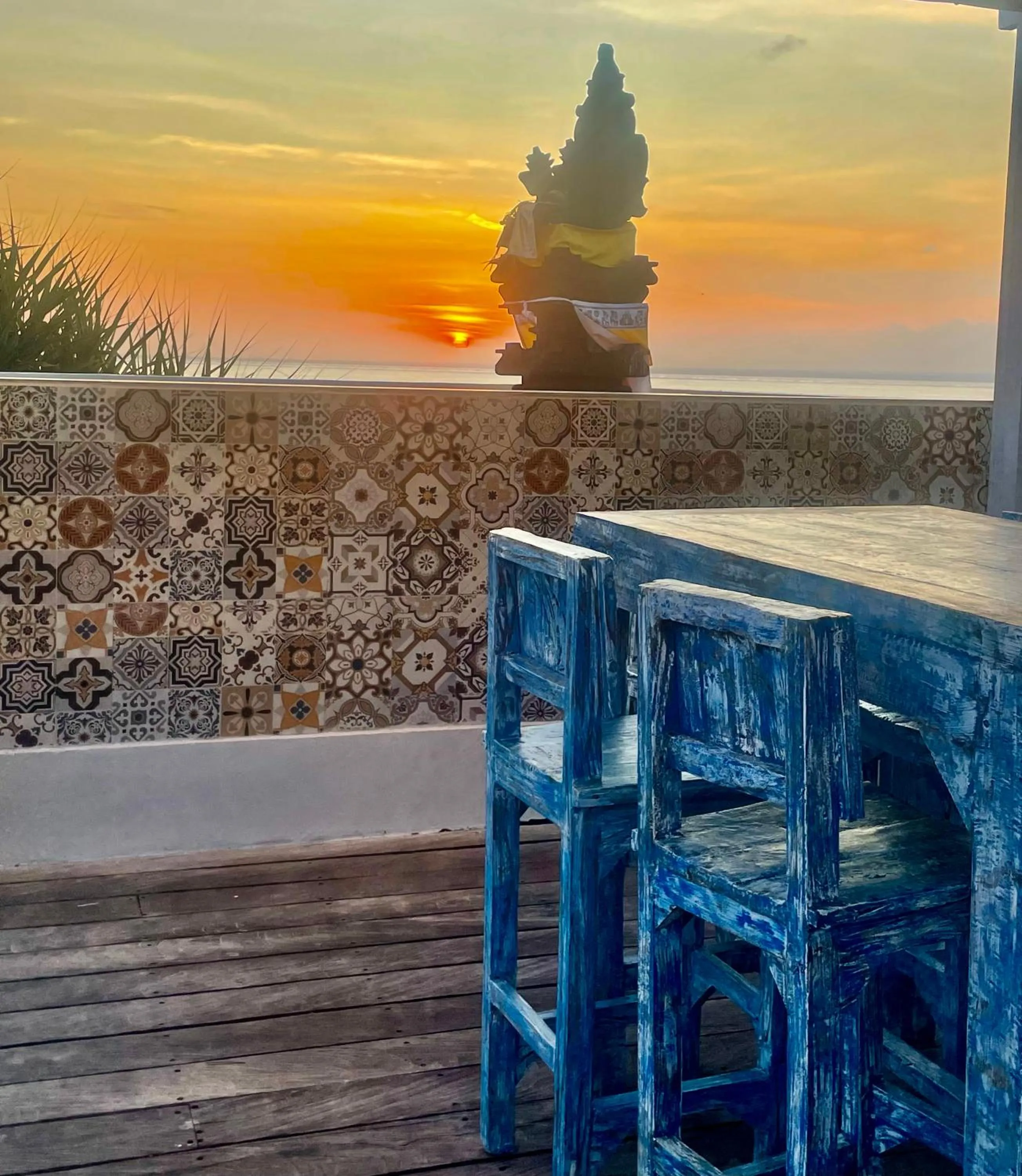 Balcony/Terrace in The Palms Ceningan Hotel