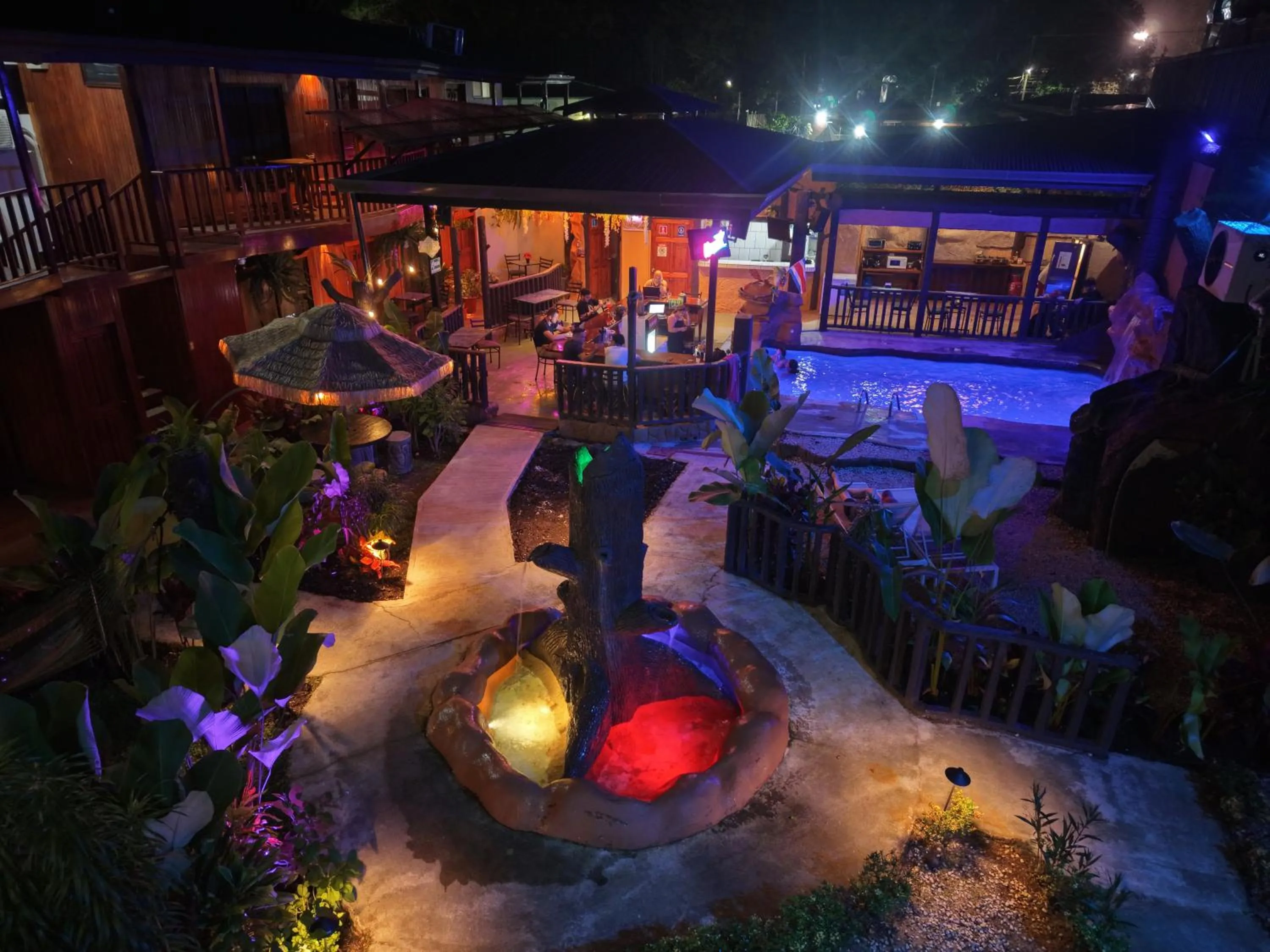 Patio in Poshtel Arenal