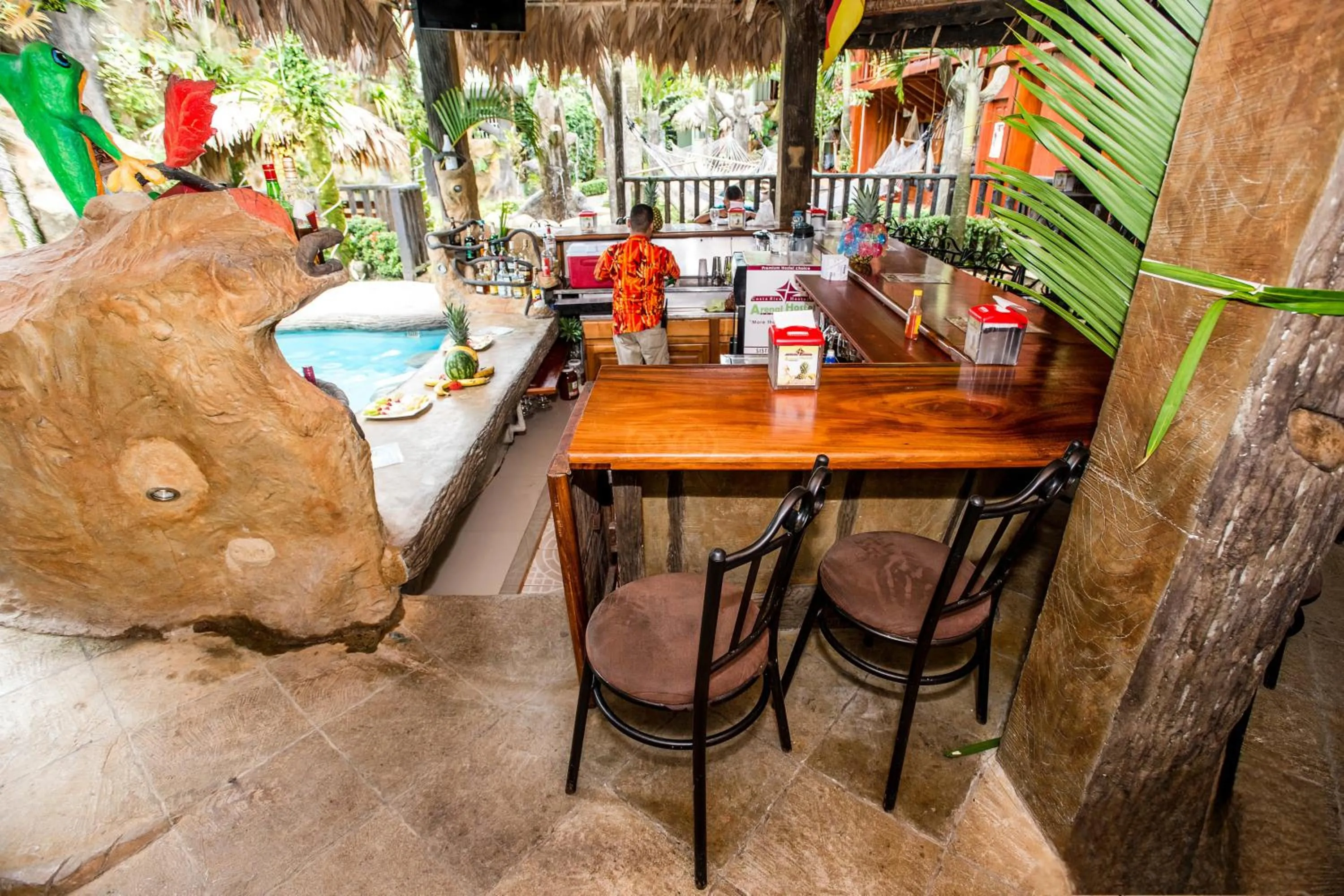 Patio in Poshtel Arenal