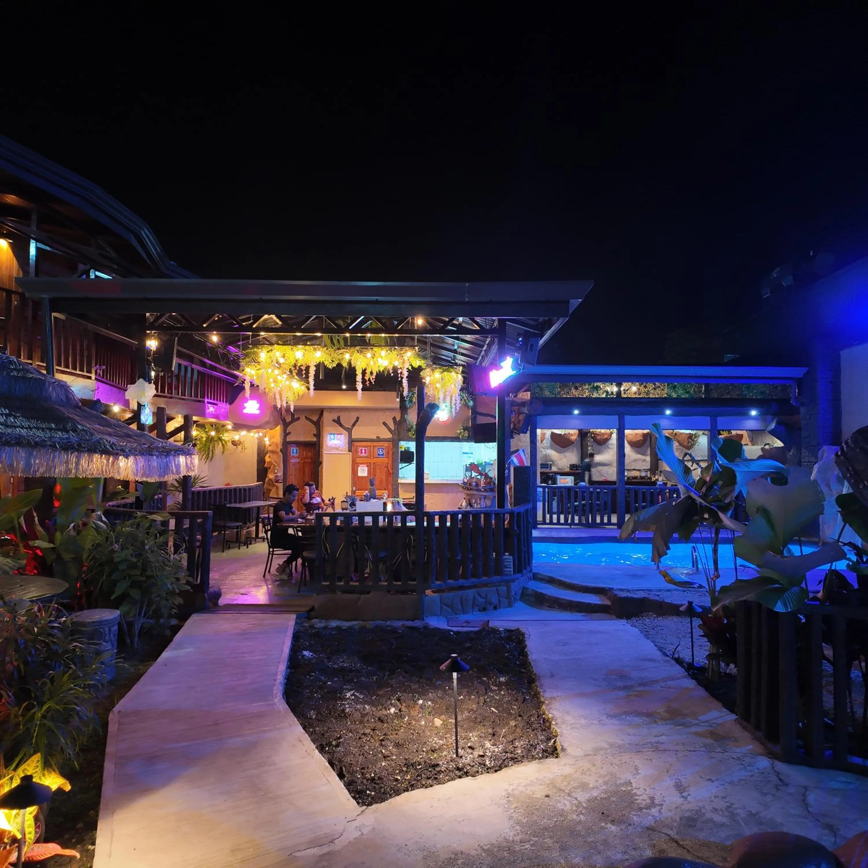 Patio in Poshtel Arenal