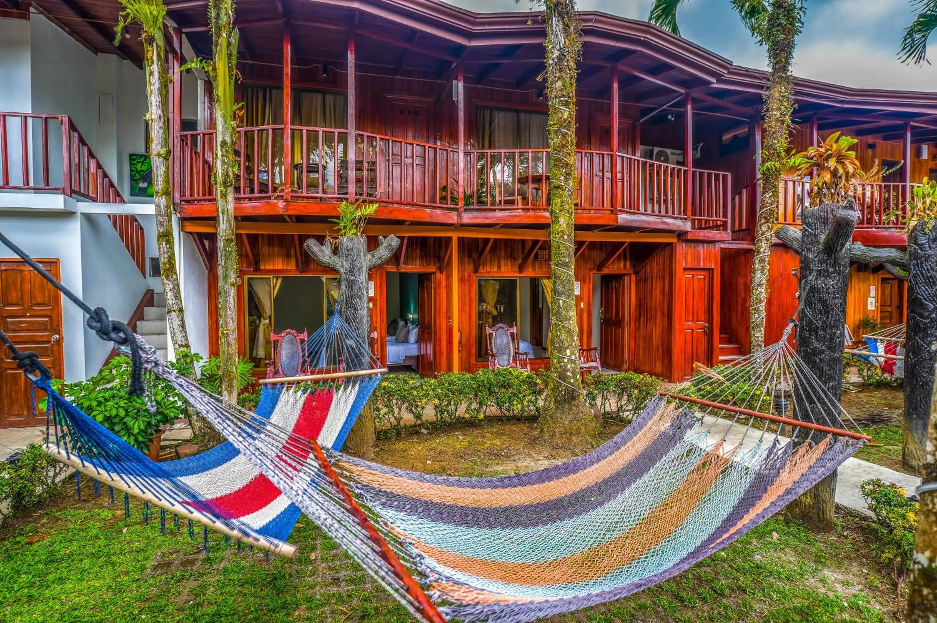 Patio in Poshtel Arenal