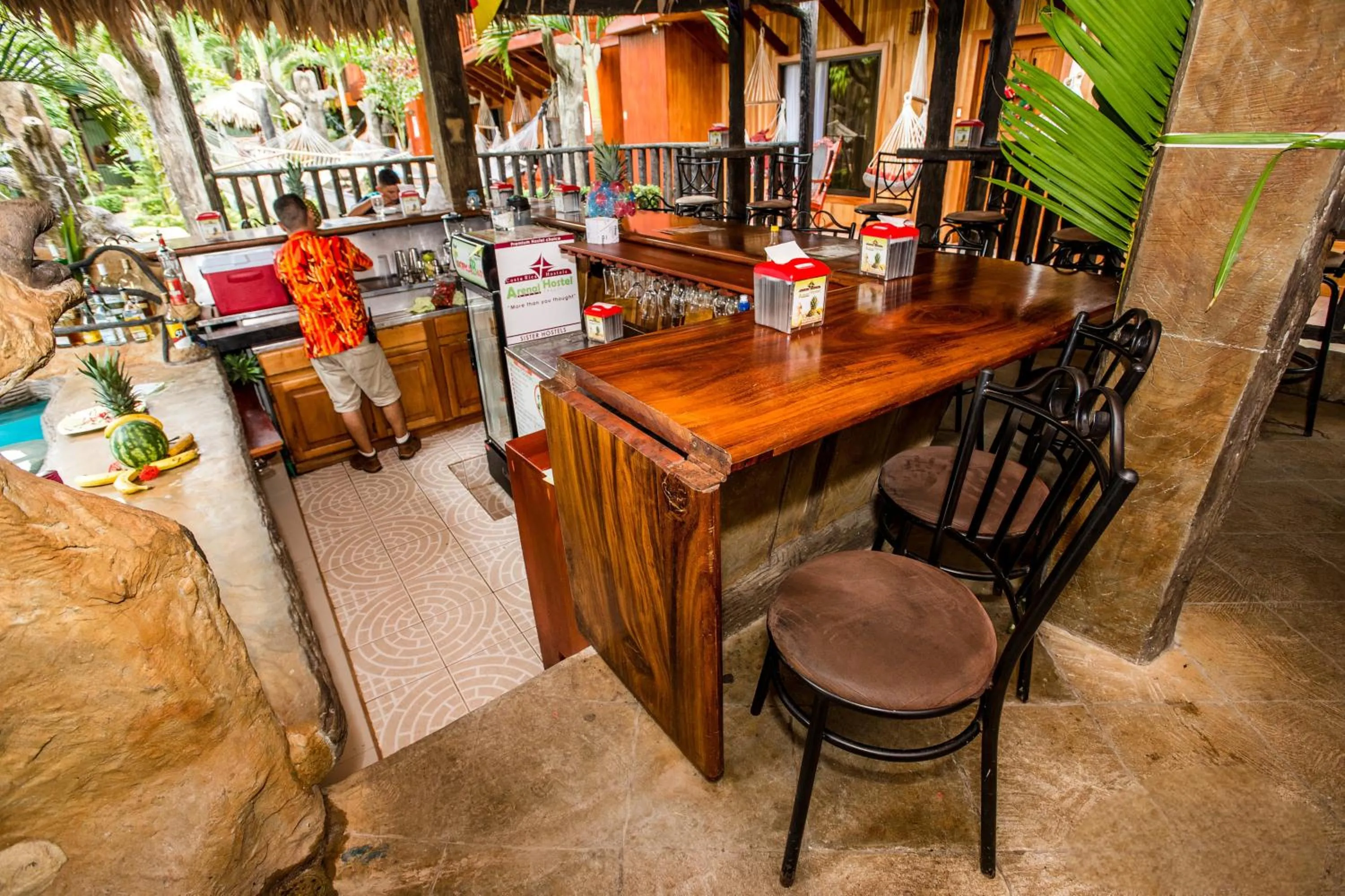 Patio in Poshtel Arenal