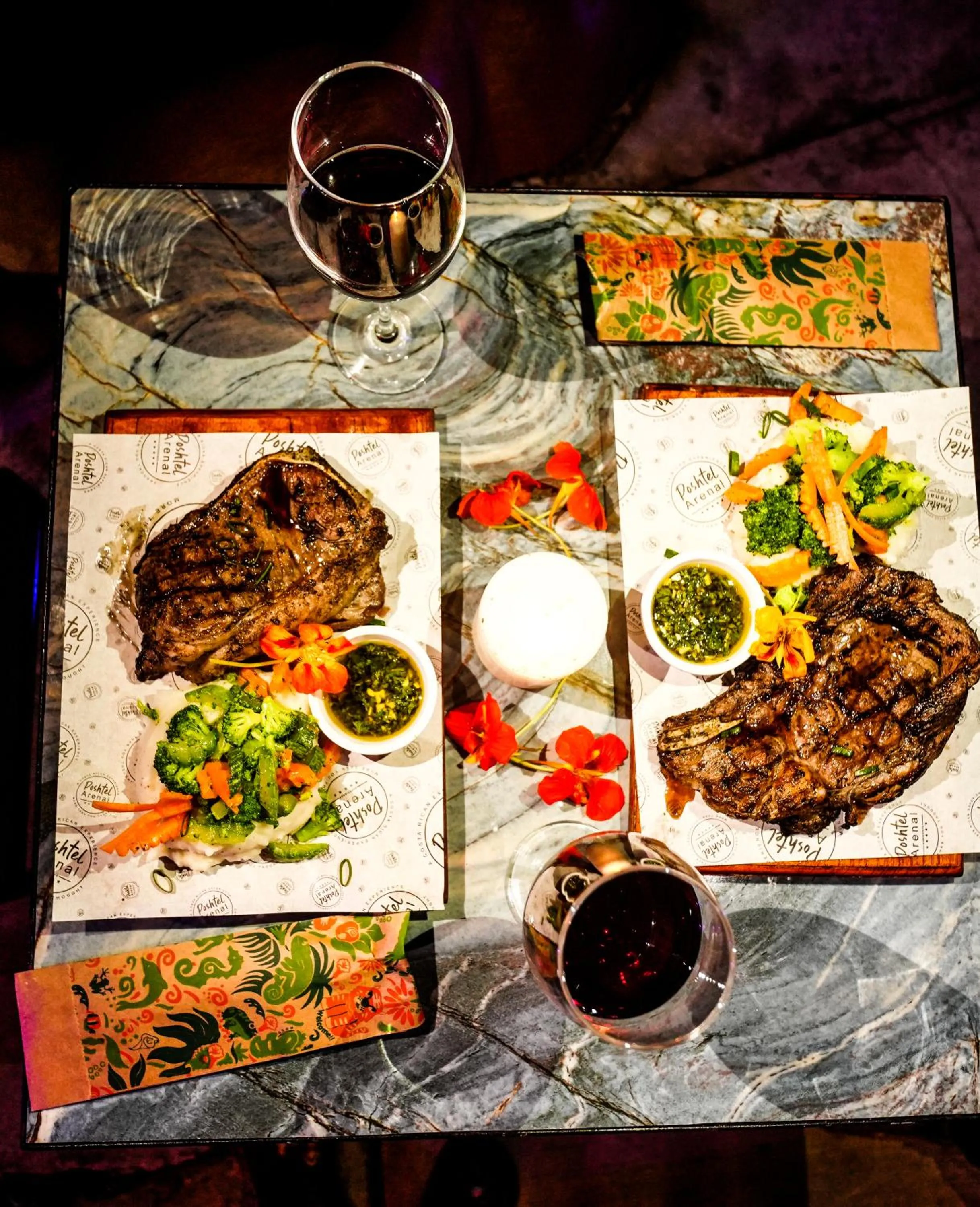 Food in Poshtel Arenal