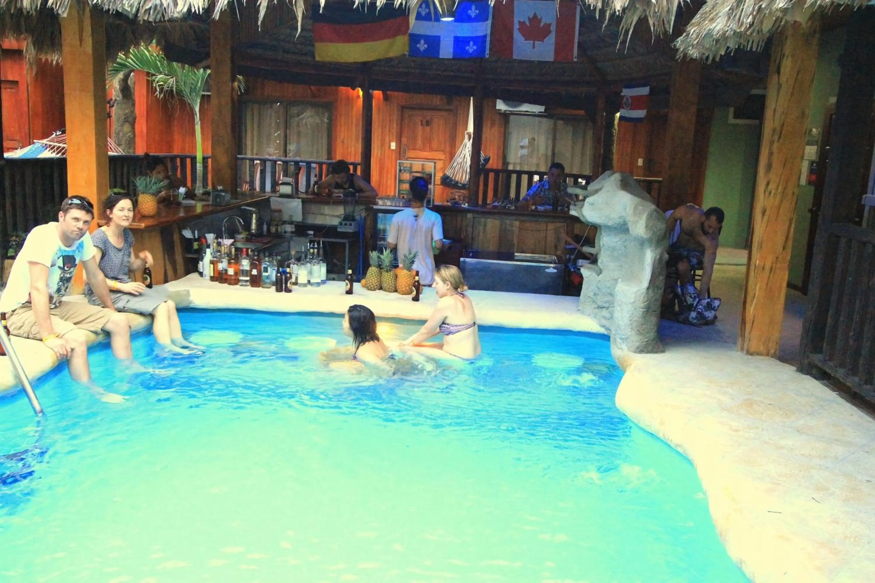 Patio in Poshtel Arenal