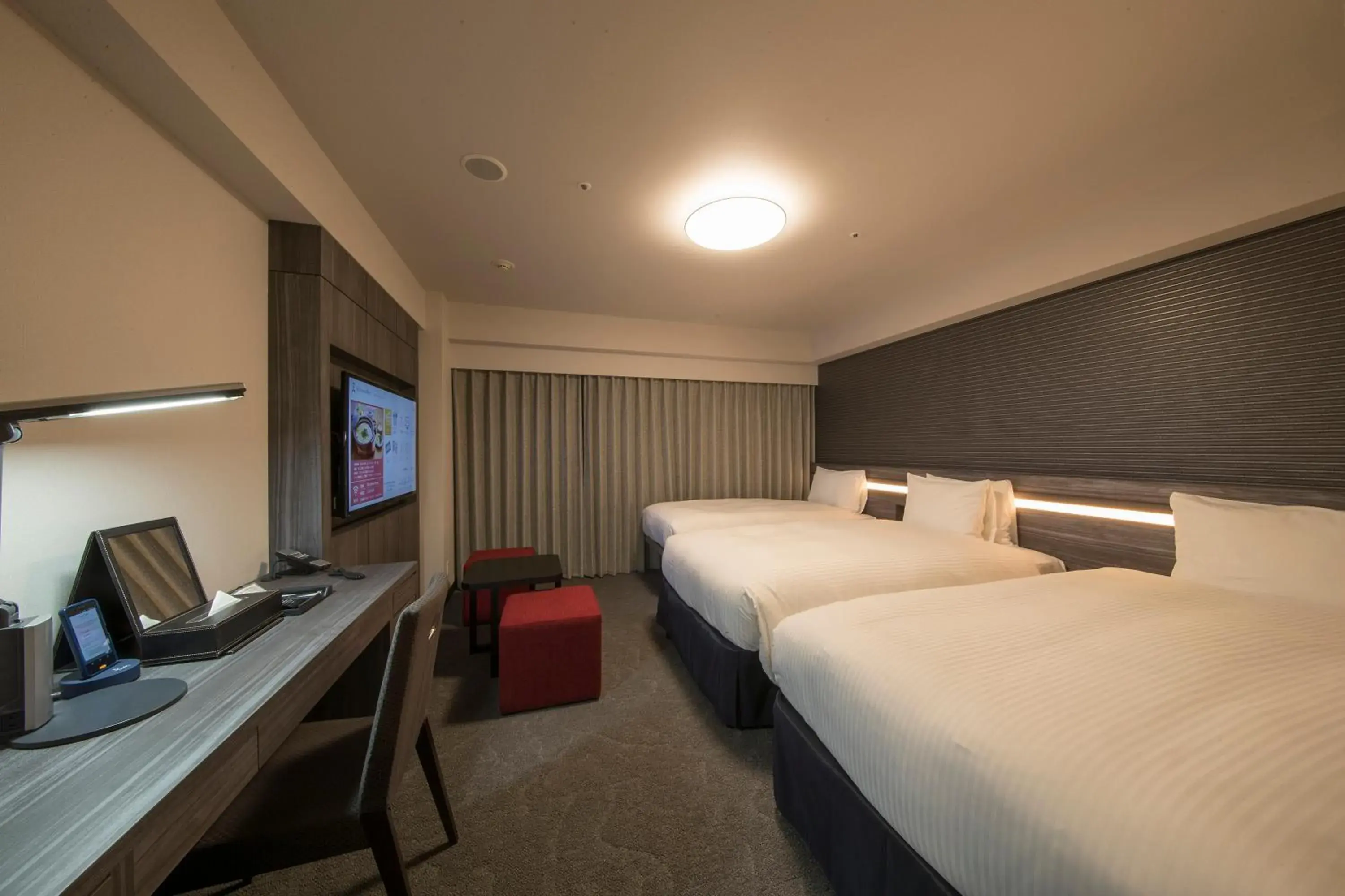 Bed in Richmond Hotel Kumamoto Shinshigai Bed in Richmond Hotel Kumamoto Shinshigai