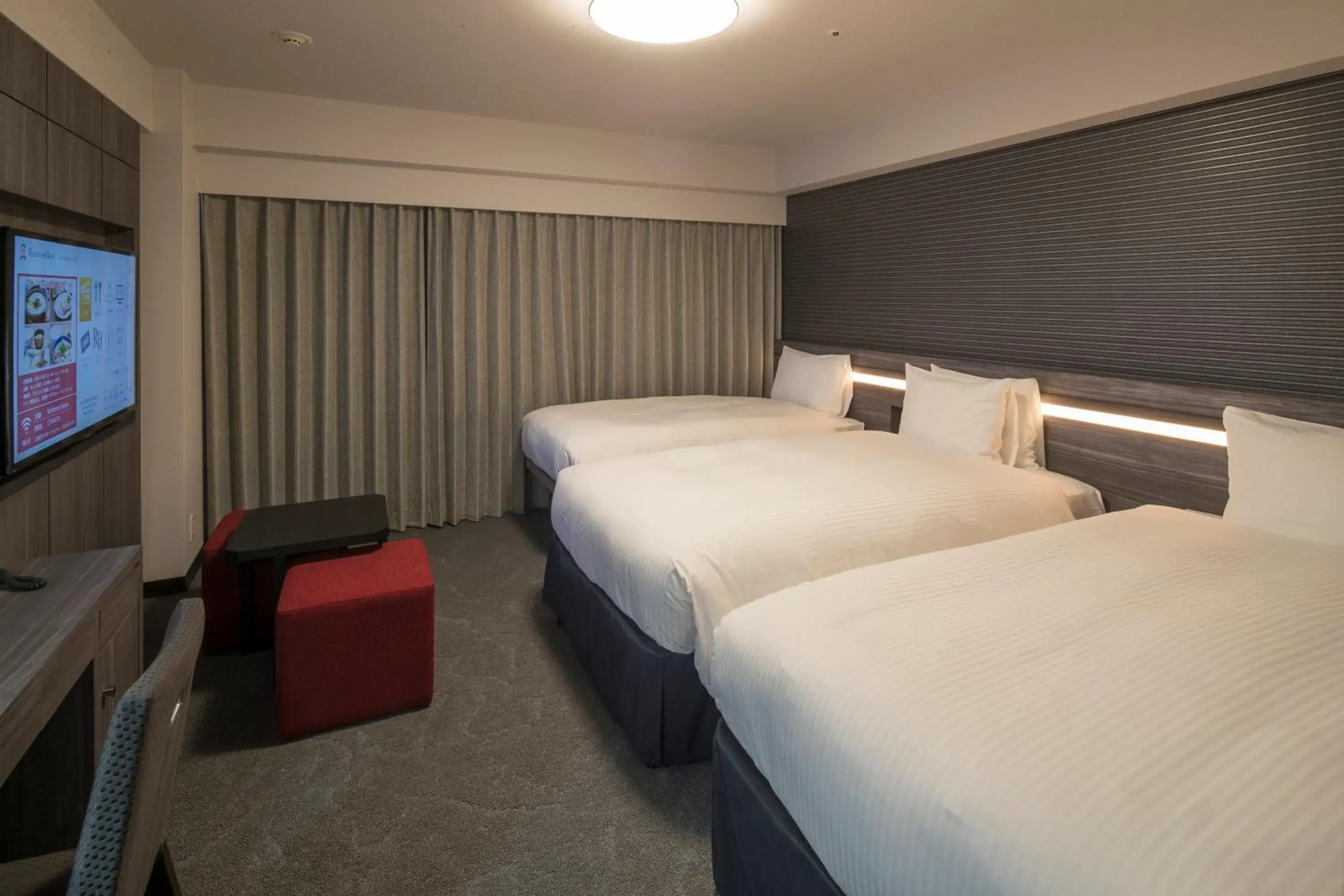 Bed in Richmond Hotel Kumamoto Shinshigai Bed in Richmond Hotel Kumamoto Shinshigai