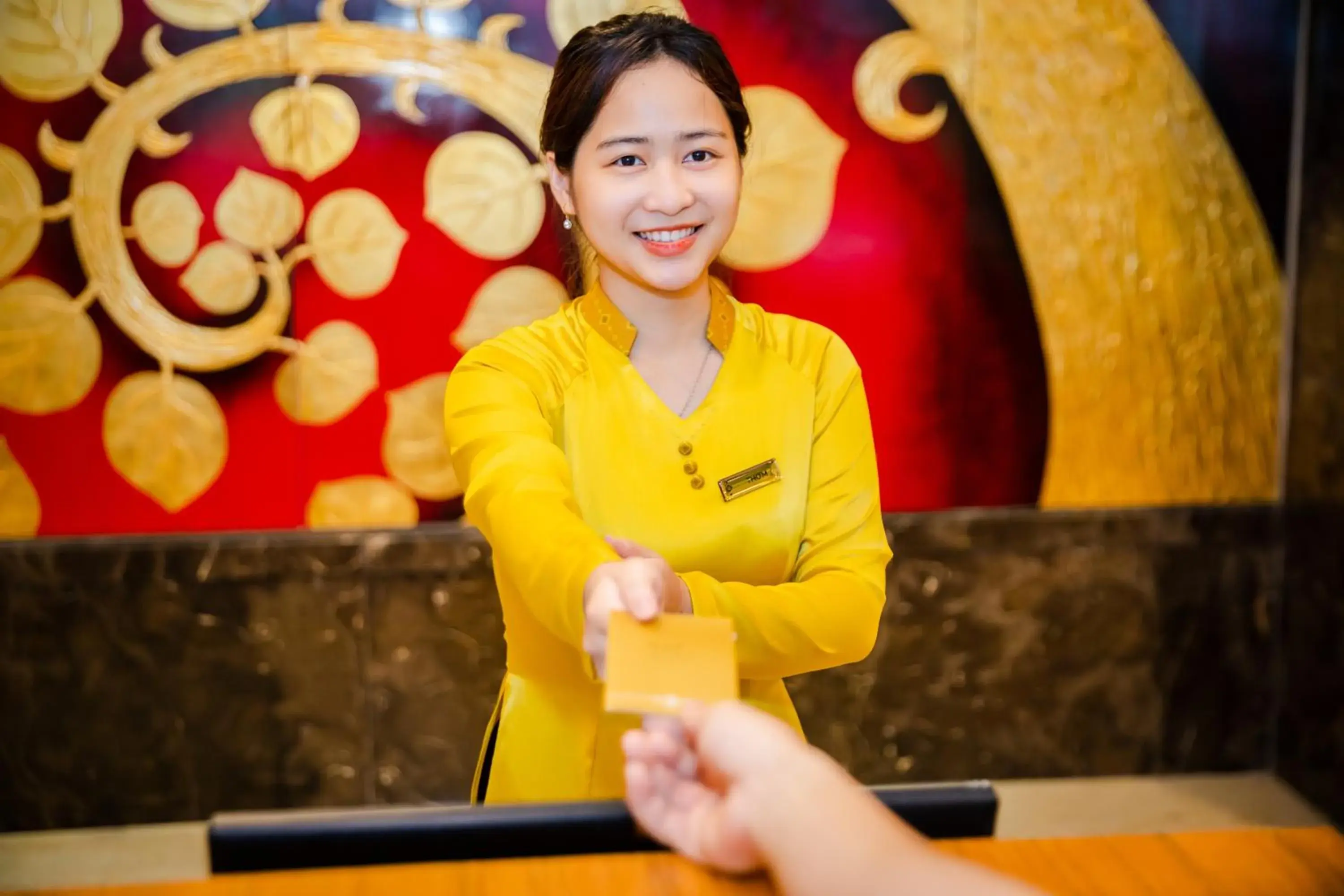 Lobby or reception in Muong Thanh Luxury Quang Ninh Hotel Lobby or reception in Muong Thanh Luxury Quang Ninh Hotel