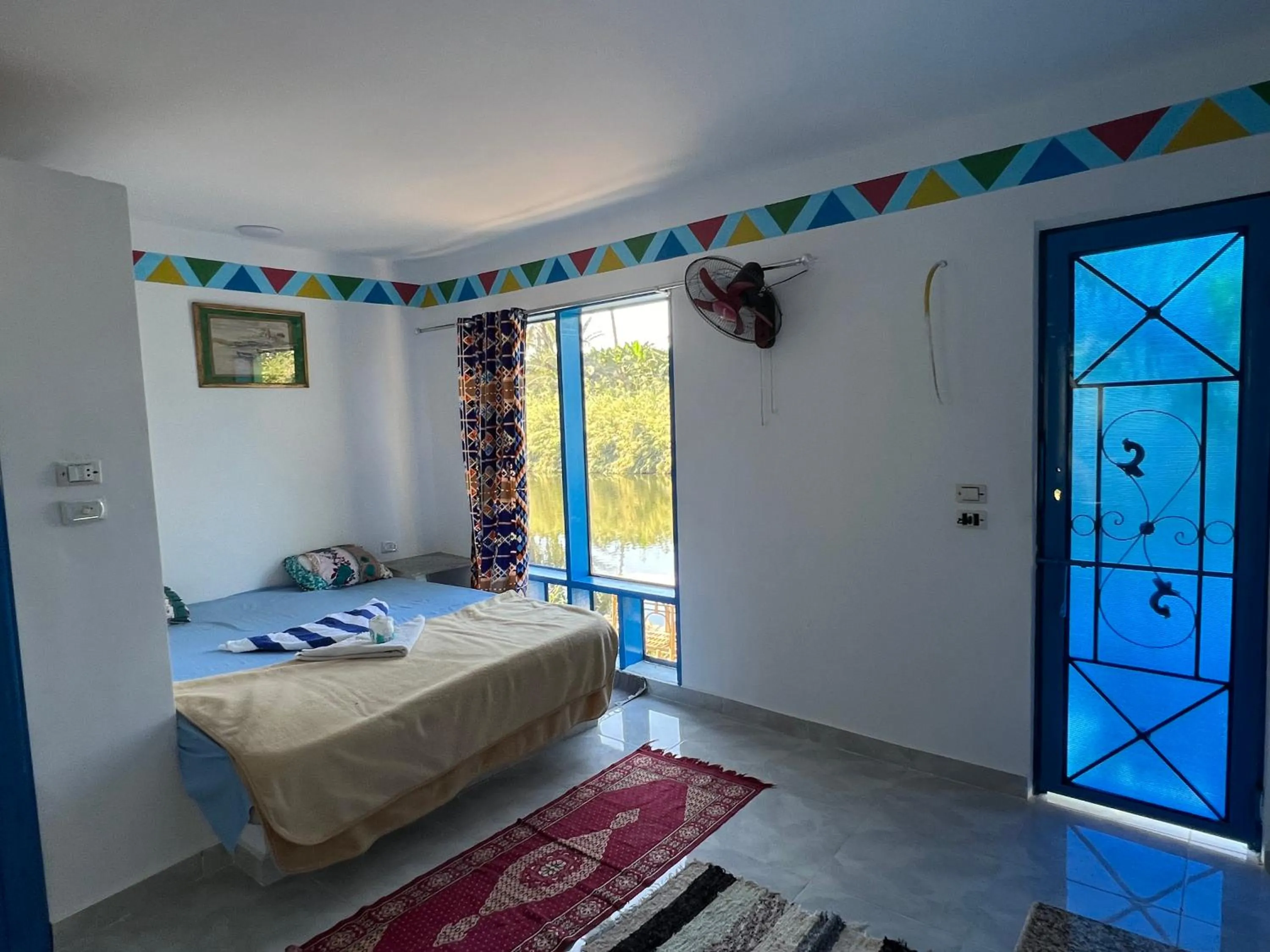 Bed in Luxor Old Nile Hotel