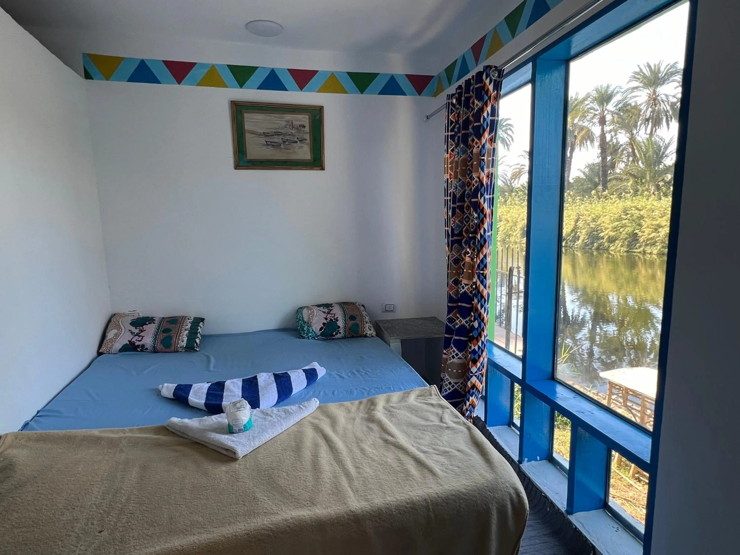 Bed in Luxor Old Nile Hotel