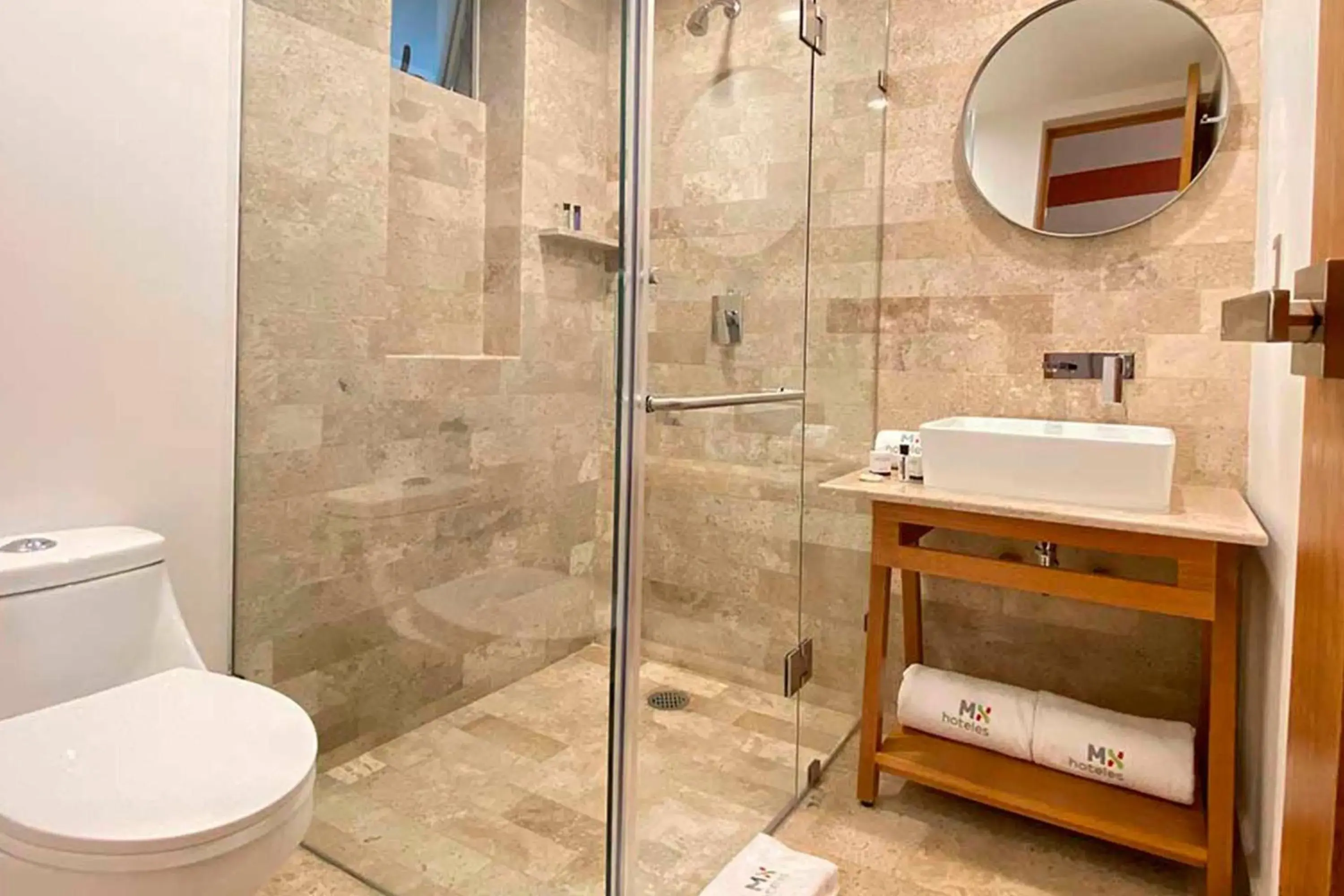 Bathroom in Hotel MX condesa CDMX, Trademark Collection by Wyndham Bathroom in Hotel MX condesa CDMX, Trademark Collection by Wyndham