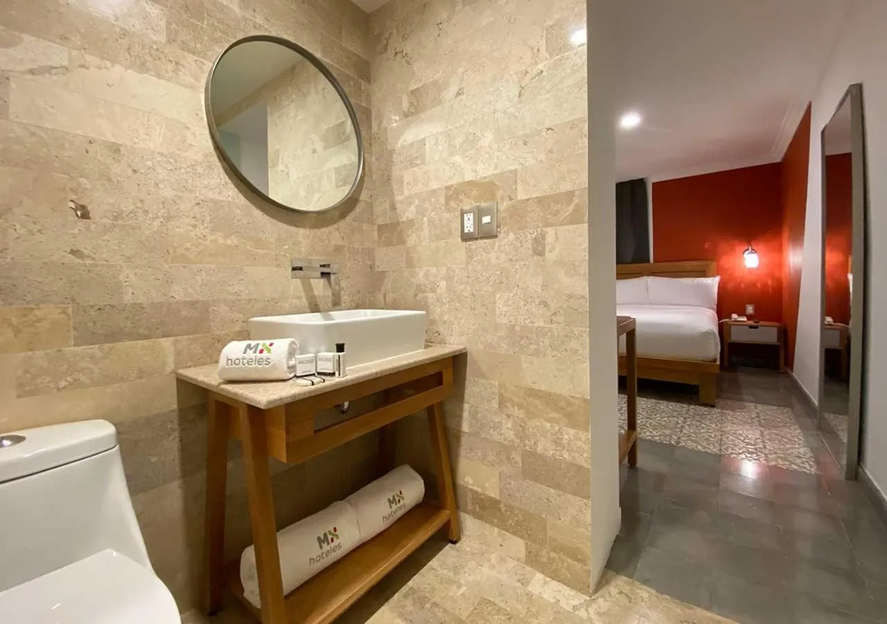 Bathroom in Hotel MX condesa CDMX, Trademark Collection by Wyndham