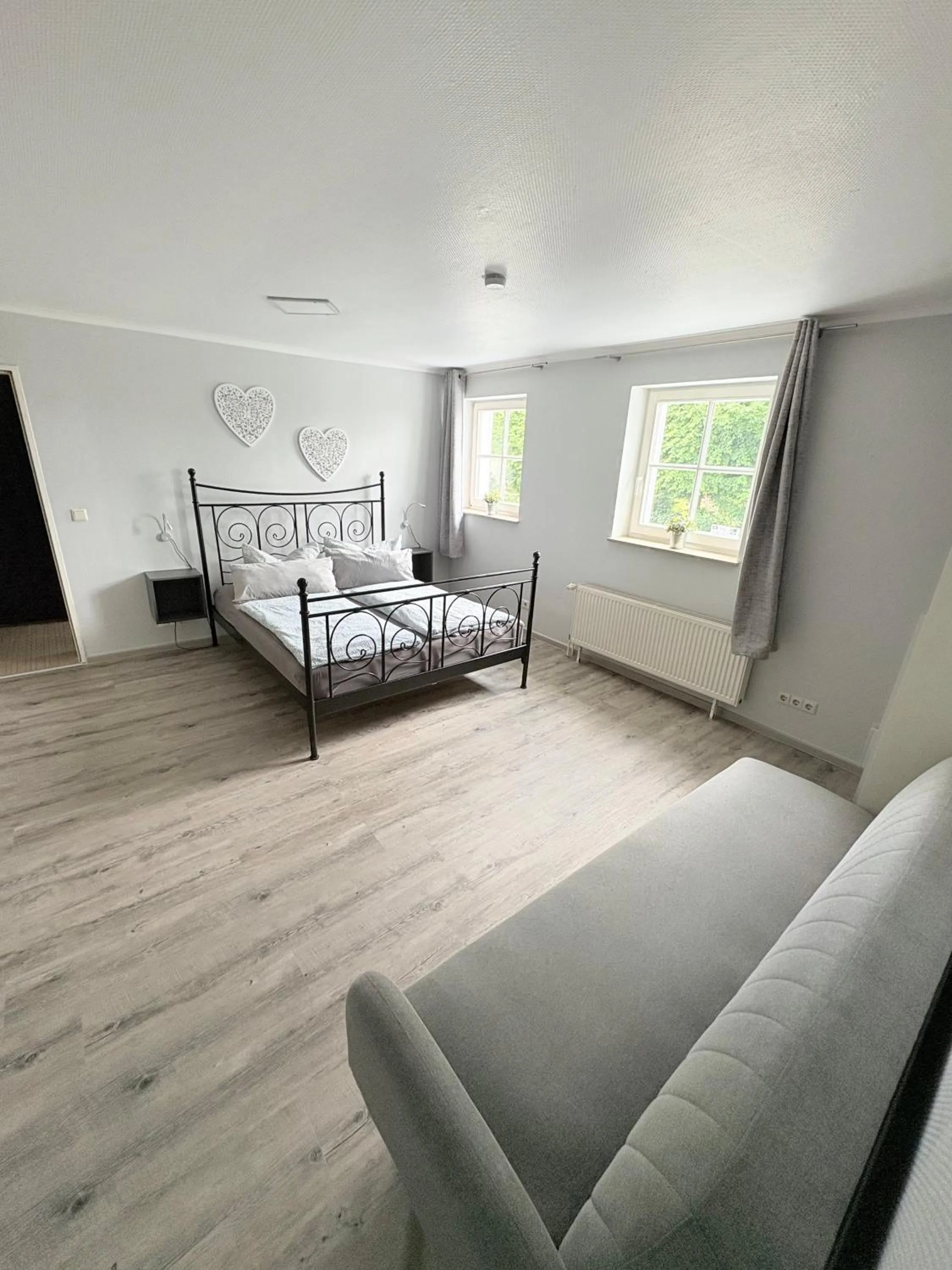 Bed in Haus Ferienglück Sauna im Haus