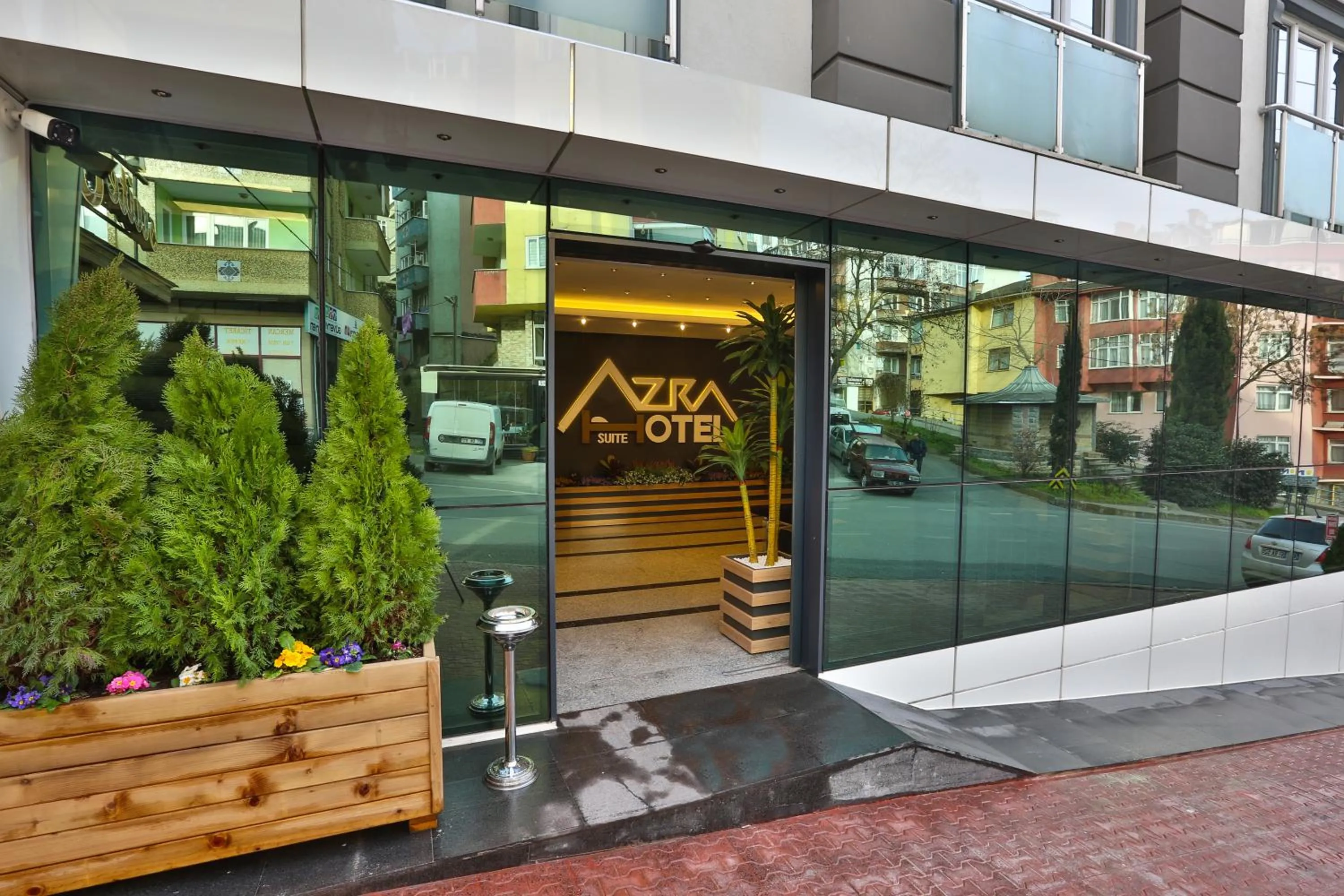 Facade/entrance in Azra Residence Otel