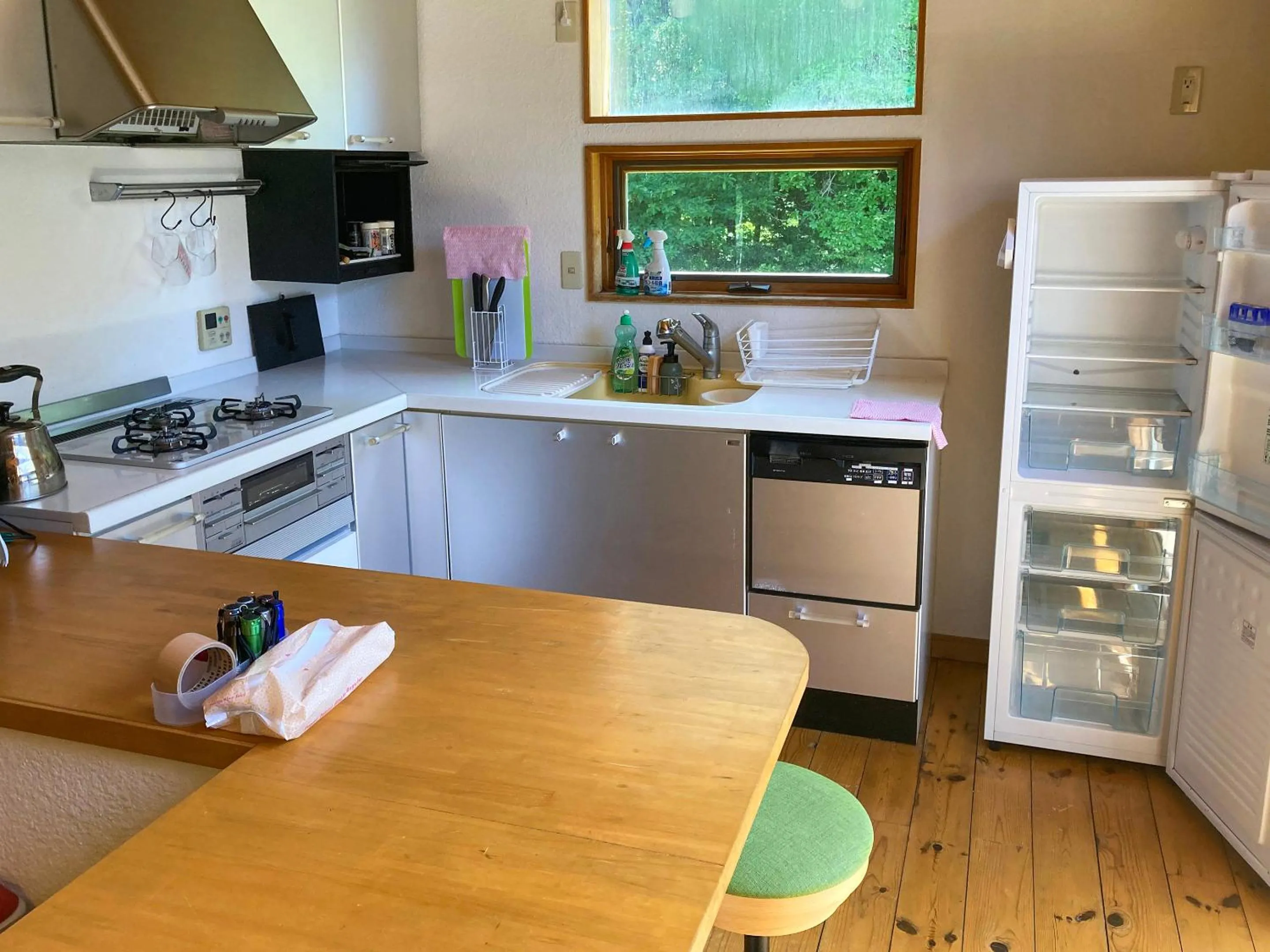 kitchen in Enako Villas