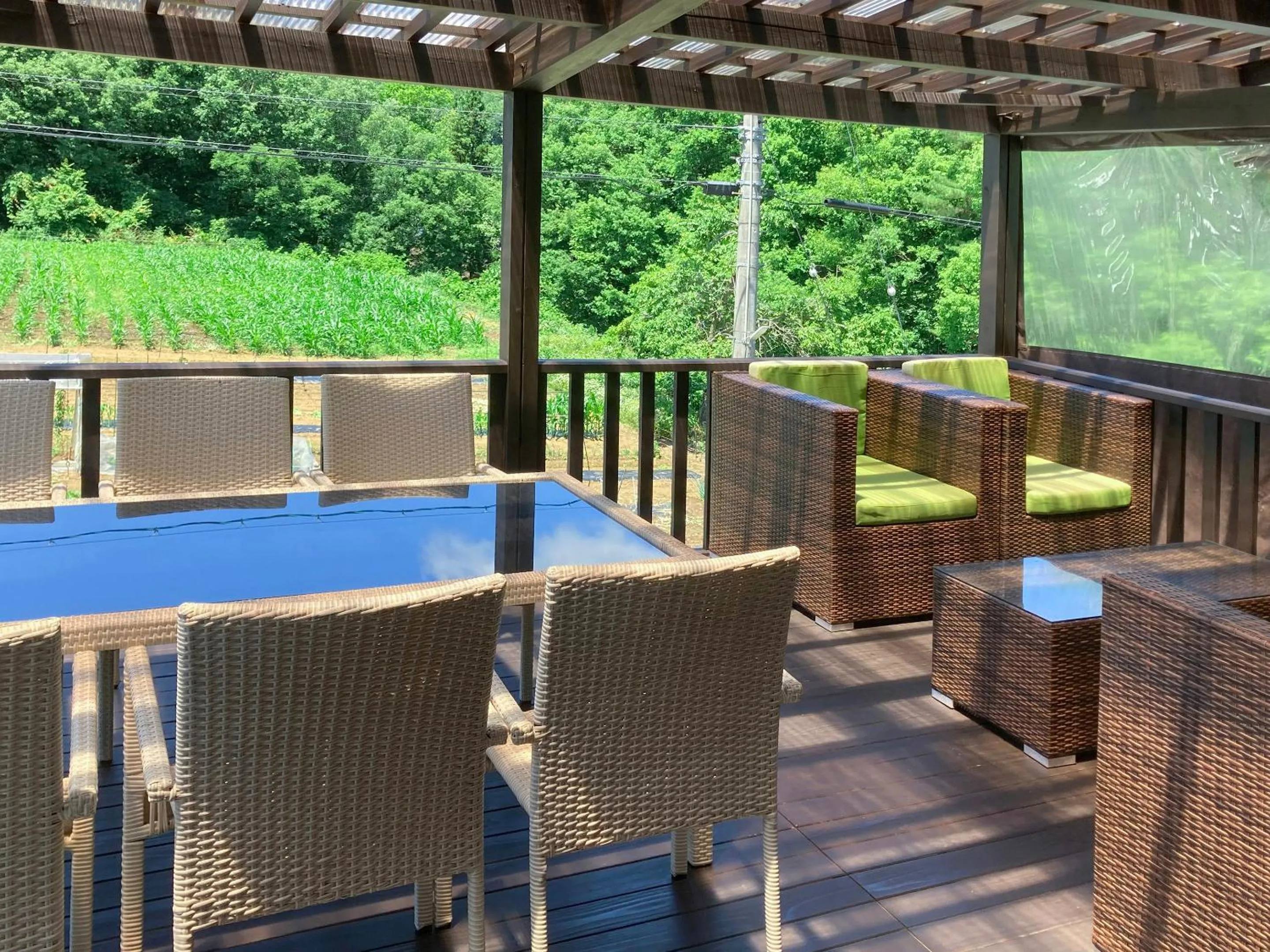 Balcony/Terrace in Enako Villas