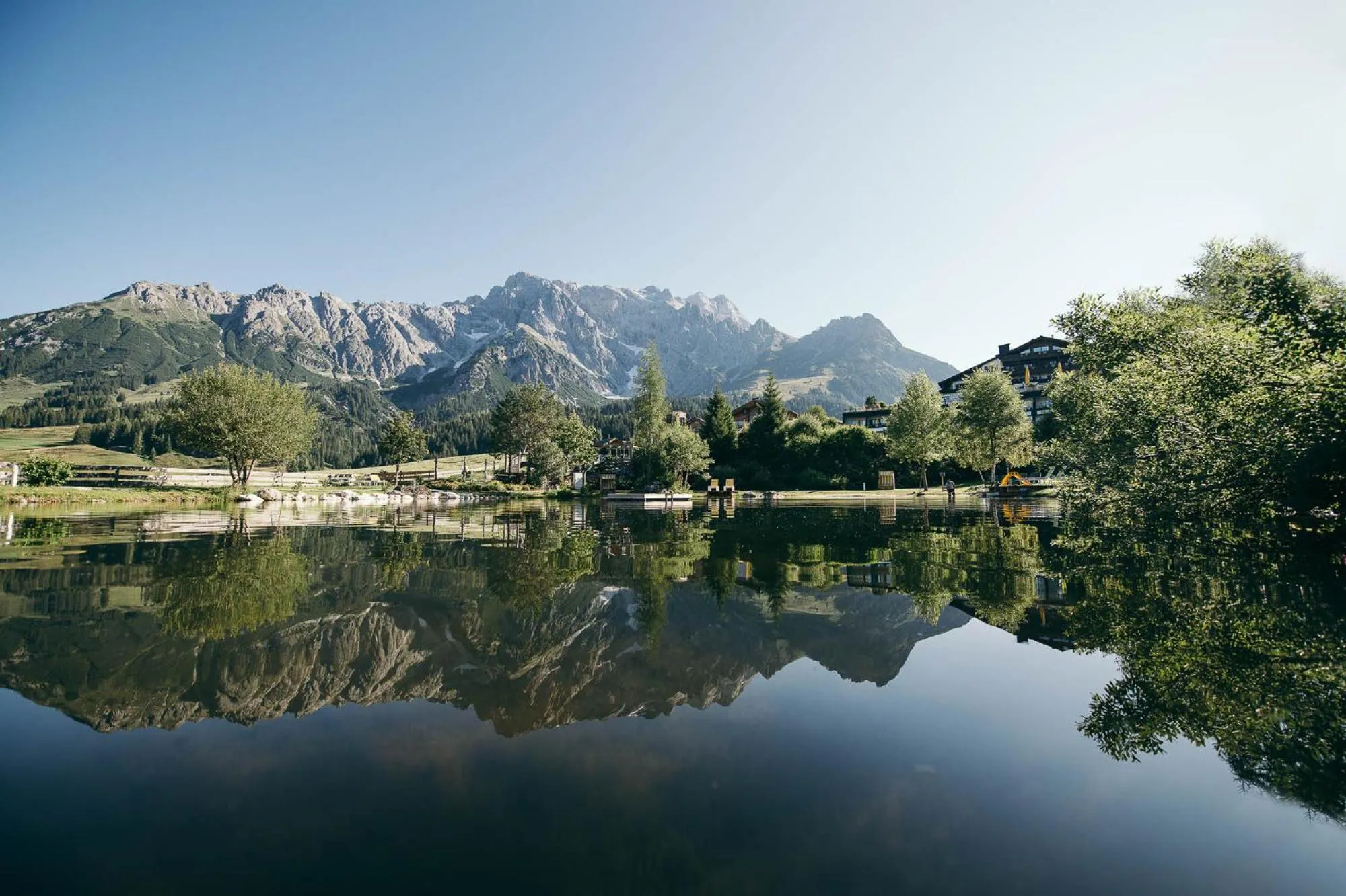 Natural landscape in Übergossene Alm Resort