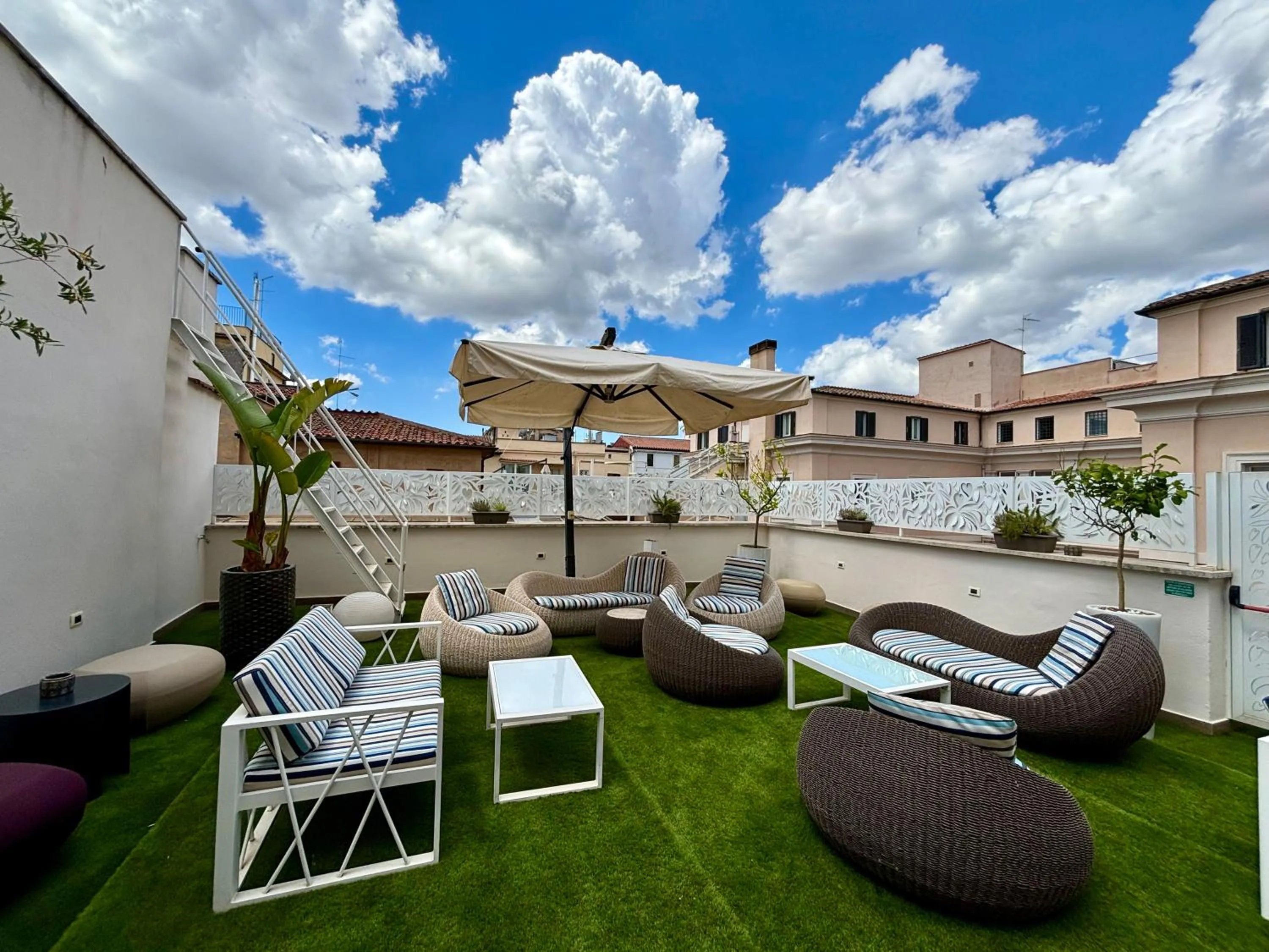 Balcony/Terrace in Rome Life Hotel