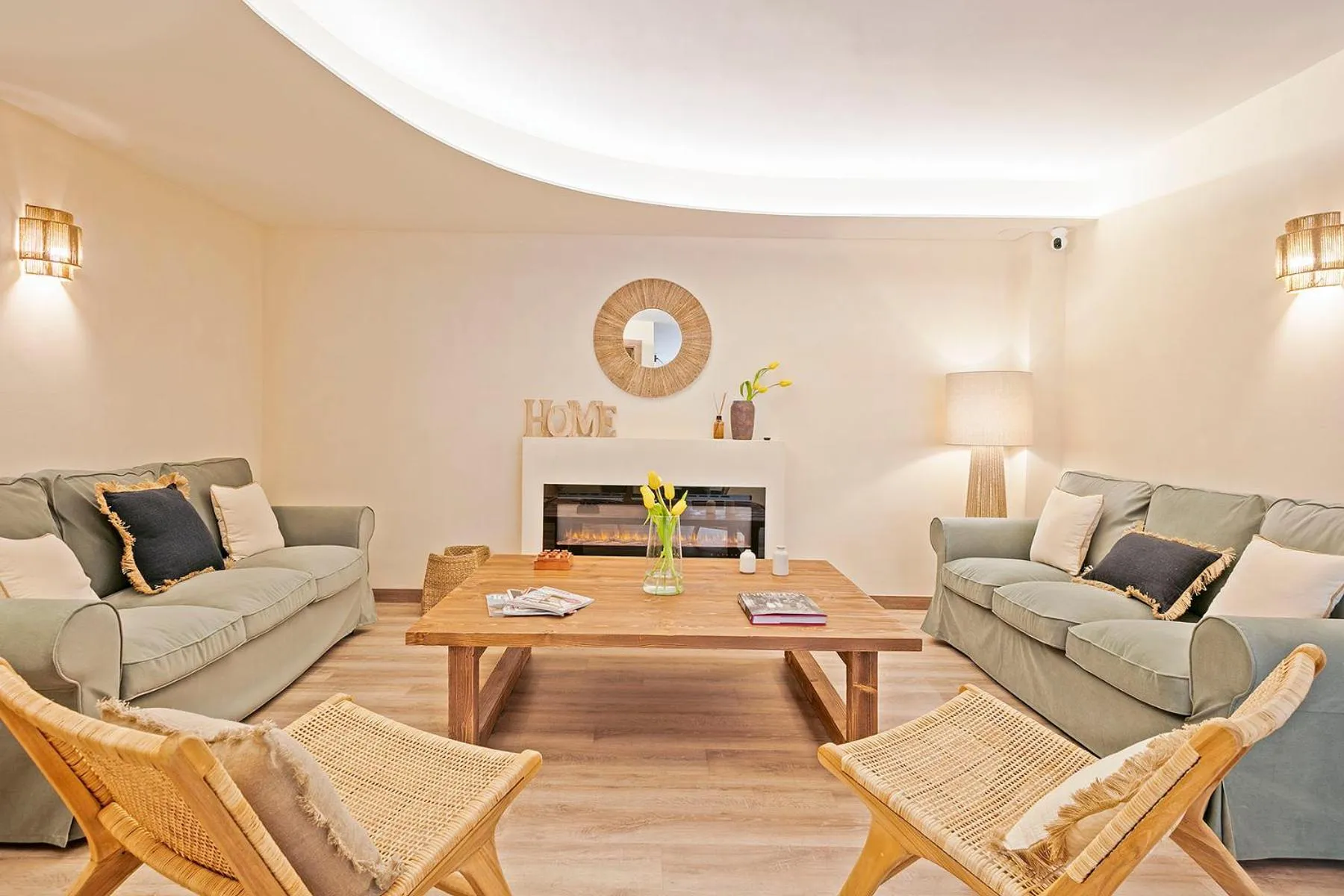 Living room in Olivia Barcelona