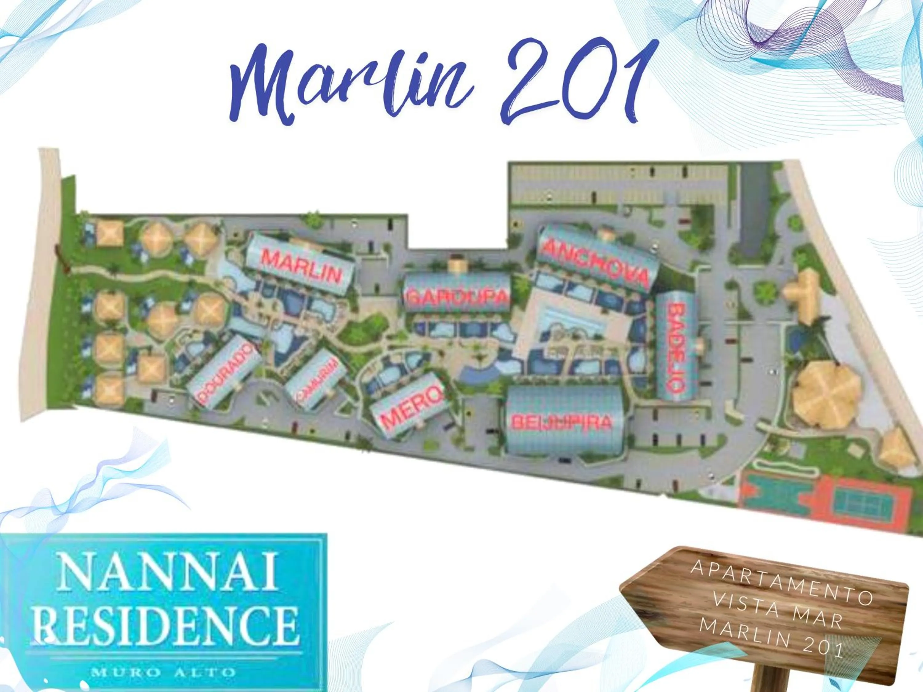 Area and facilities in NANNAI RESIDENCE VISTA MAR Muro alto