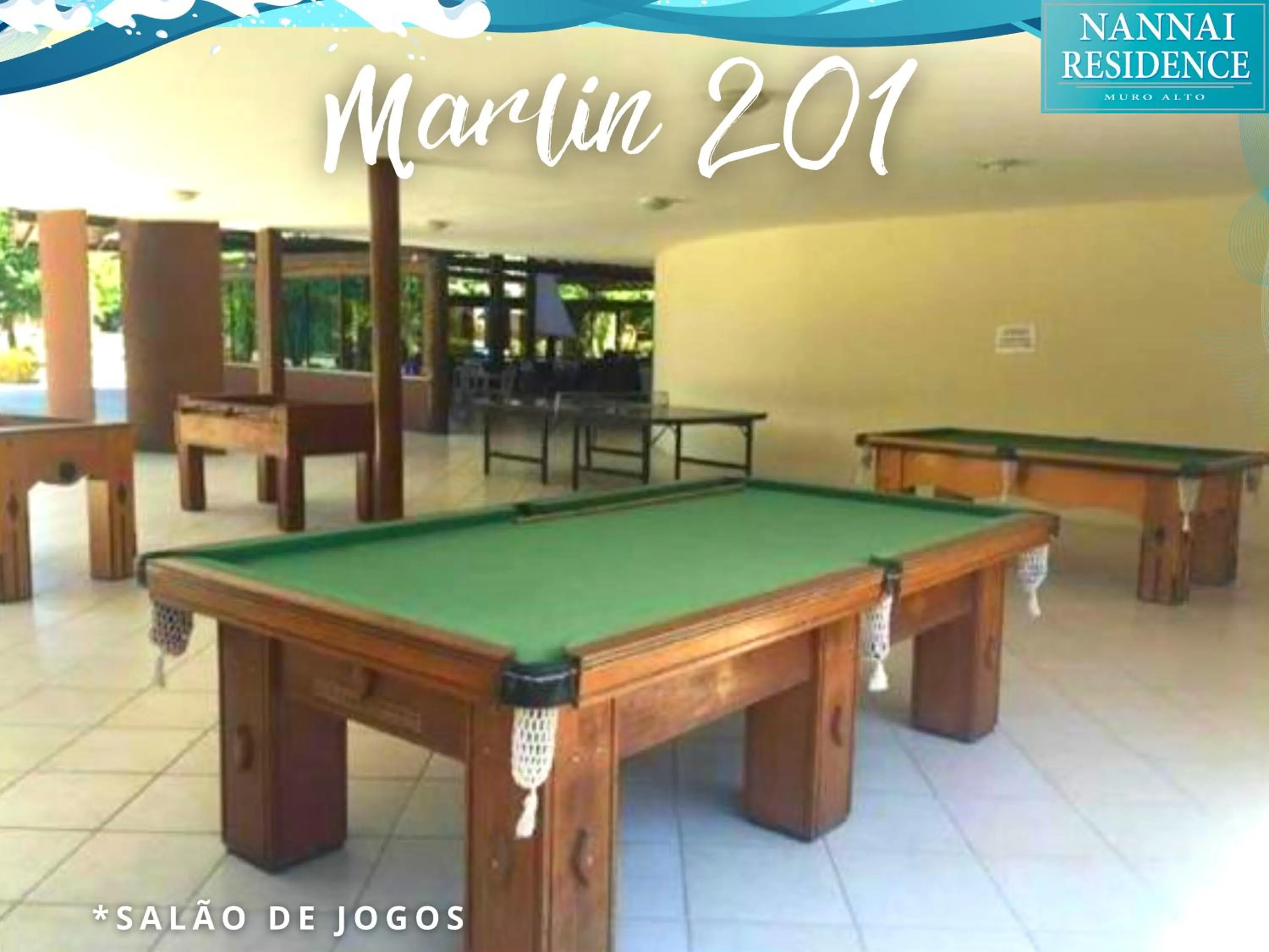 Billiard in NANNAI RESIDENCE VISTA MAR Muro alto