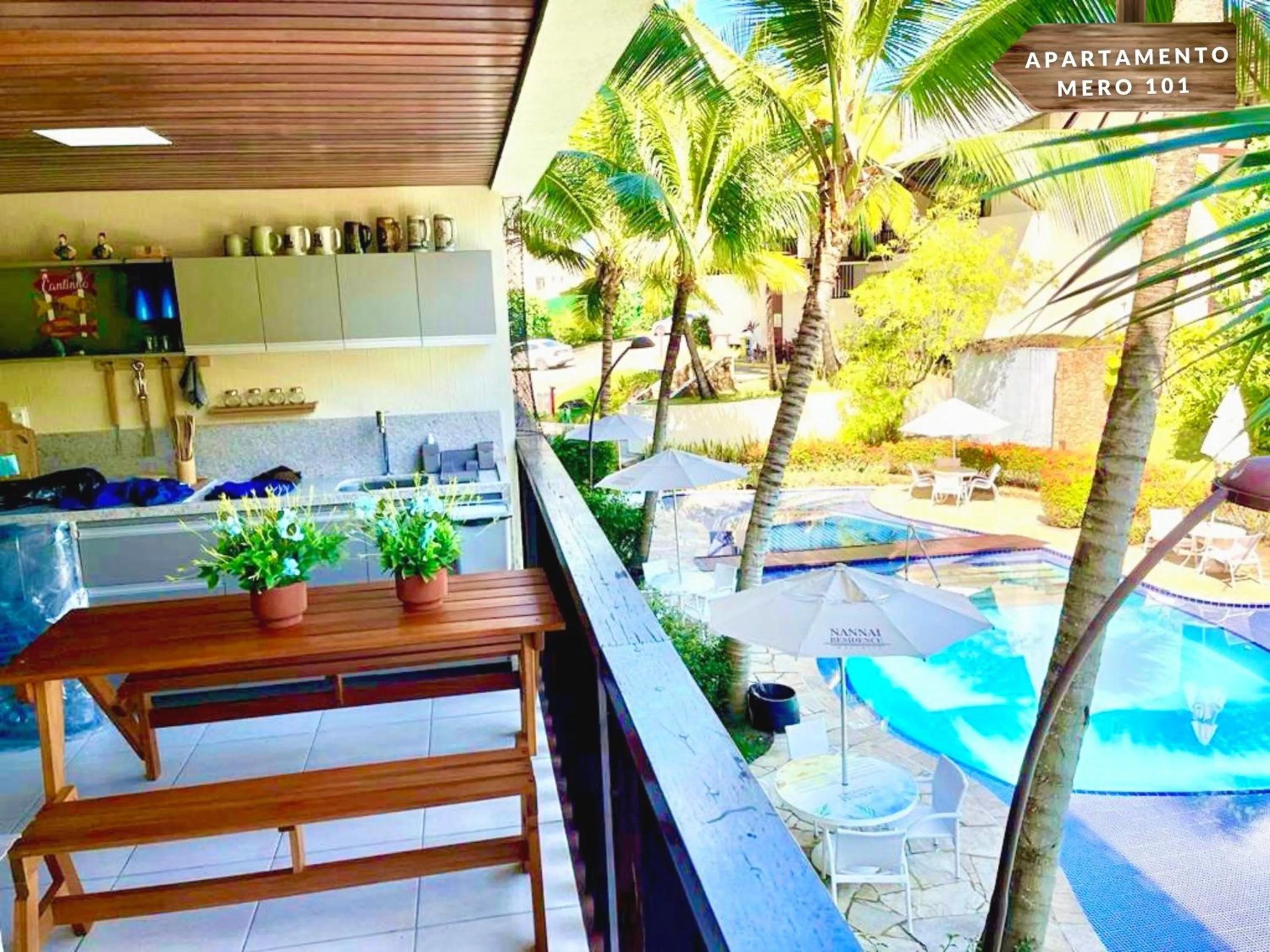 Garden in NANNAI RESIDENCE VISTA MAR Muro alto