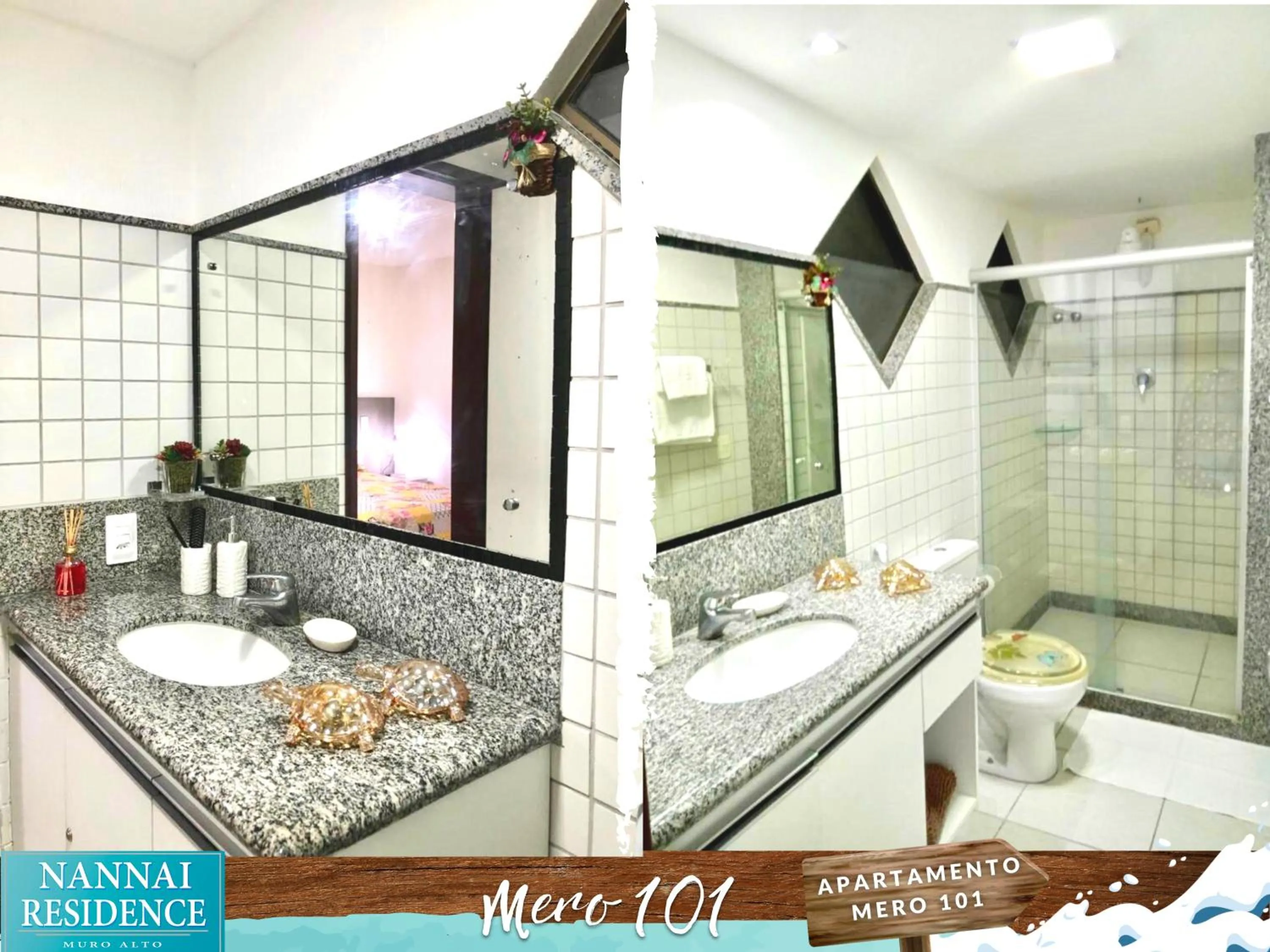 Shower in NANNAI RESIDENCE VISTA MAR Muro alto