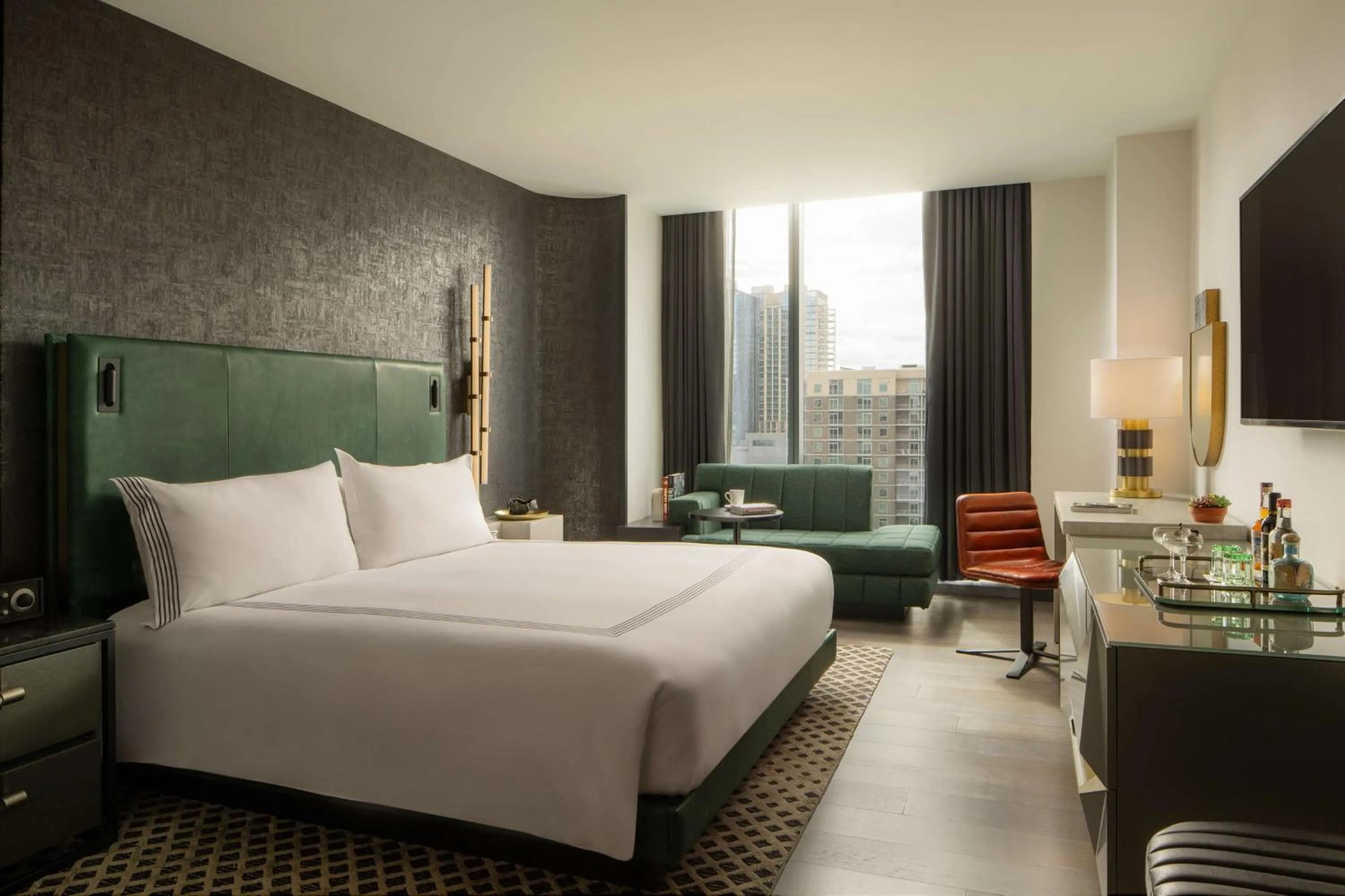 Bedroom, Bed in Thompson Austin, by Hyatt