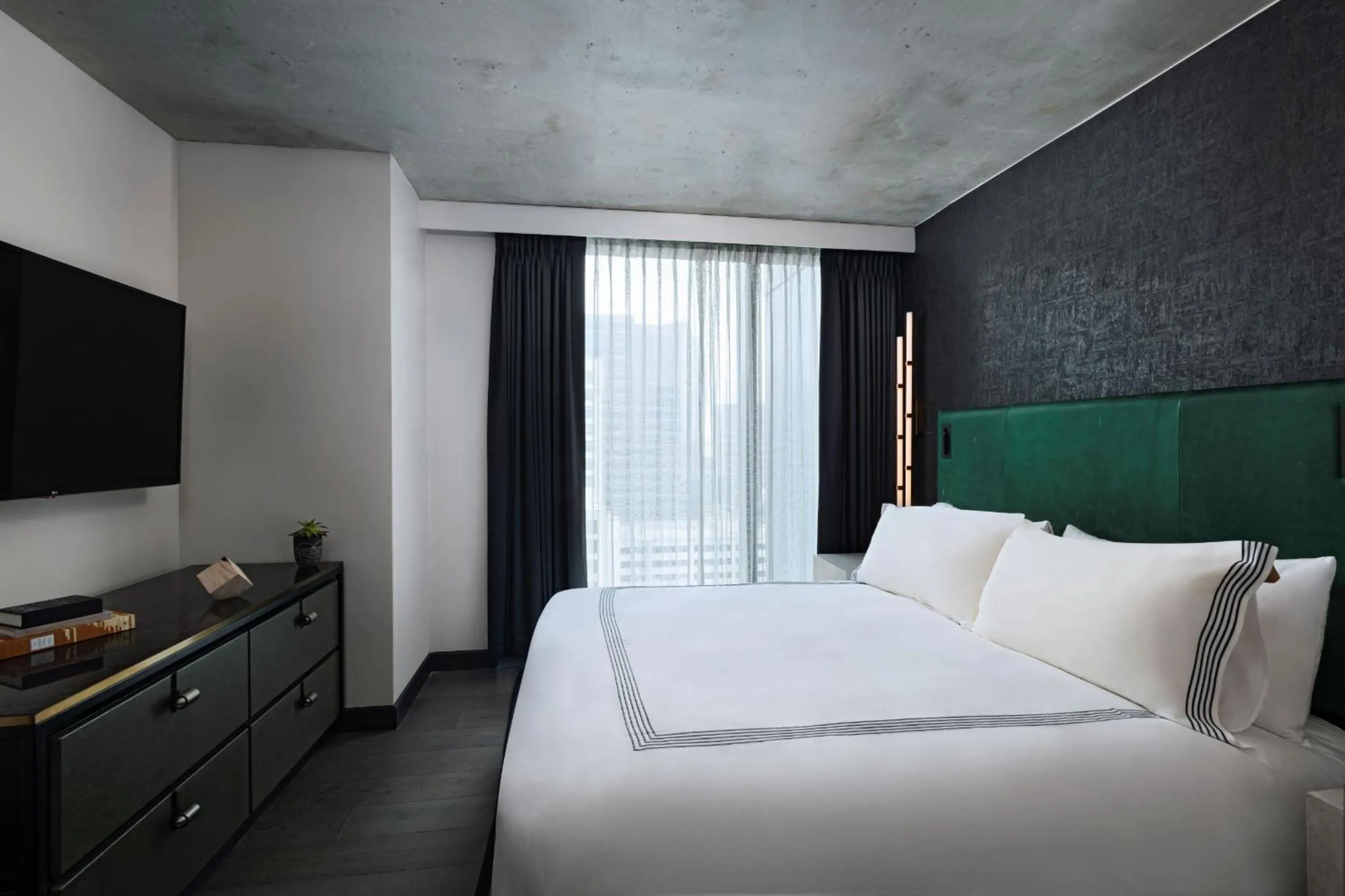 Bedroom, Bed in Thompson Austin, by Hyatt