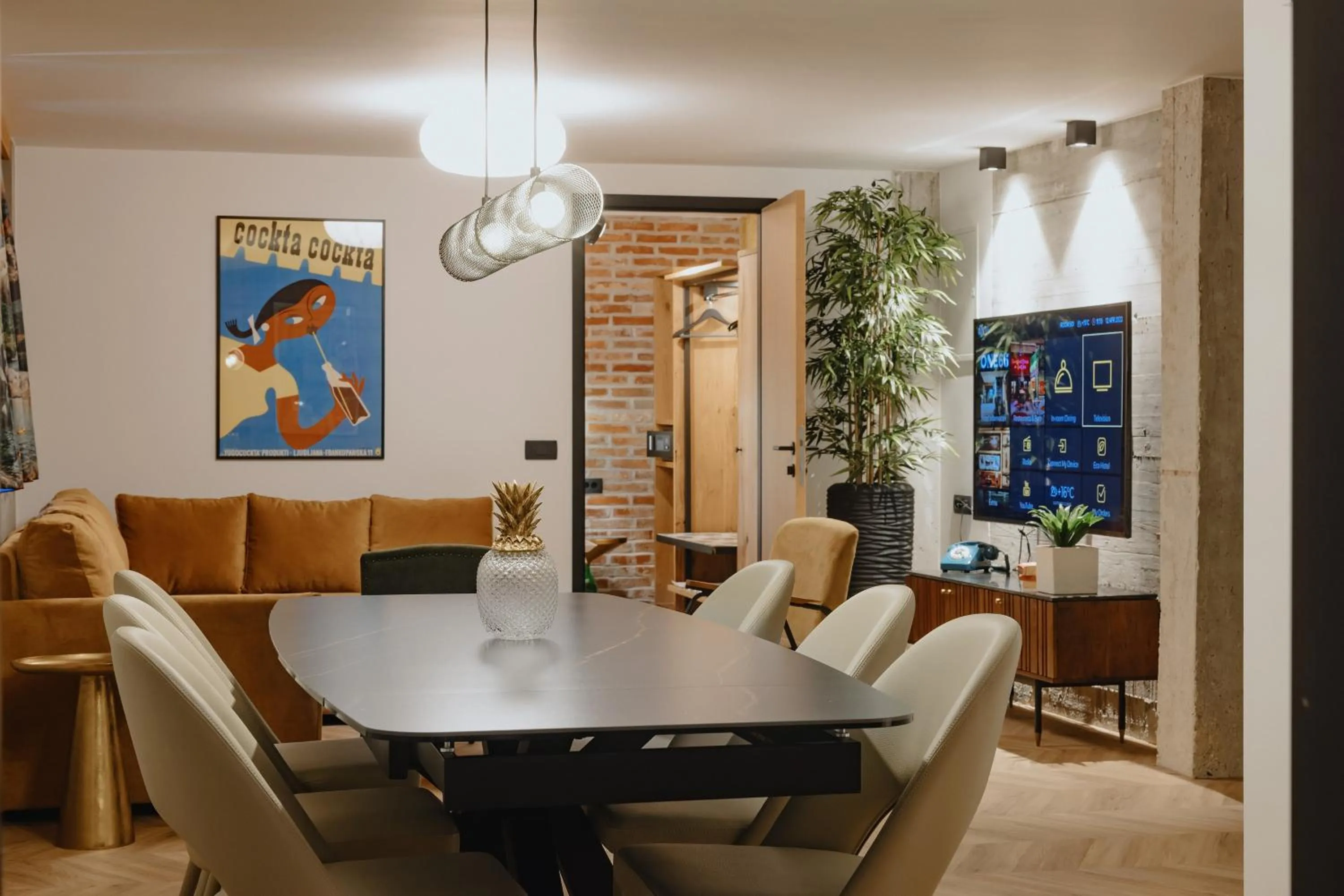 Dining area in ONE66 Hotel